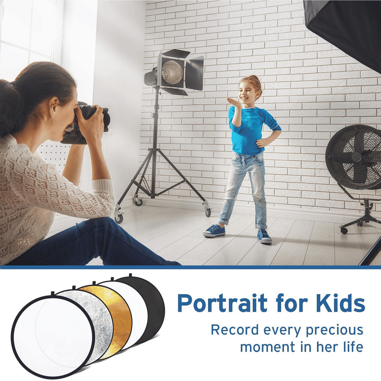 HIFFIN Light Disc Reflector with Bag Translucen for Still Photography & Videography (5-in-1)_5