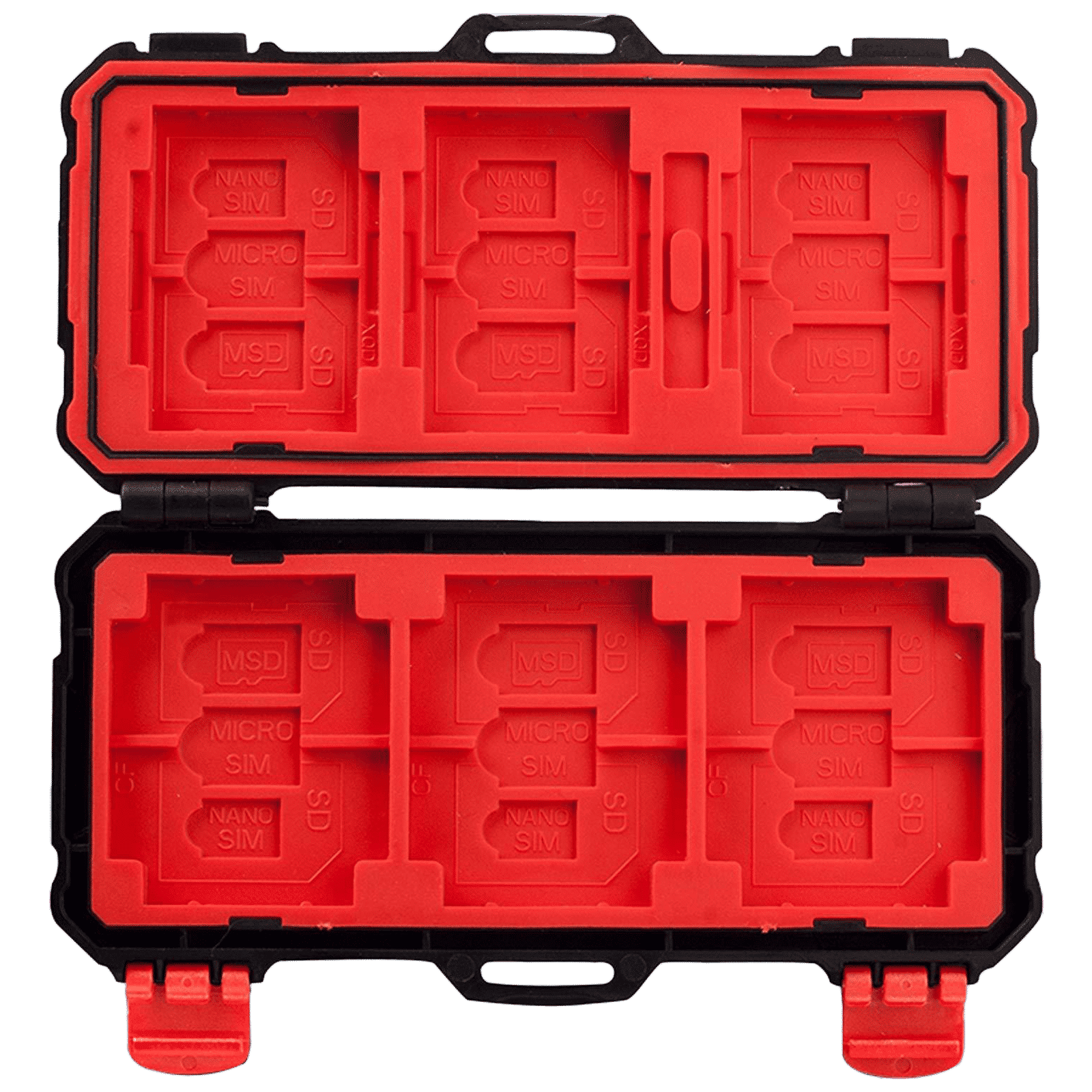 HIFFIN ABS Camera Memory Card Case For Sandisk Transcend Lexar Kingston (36 Slots, KH15, Black)_3