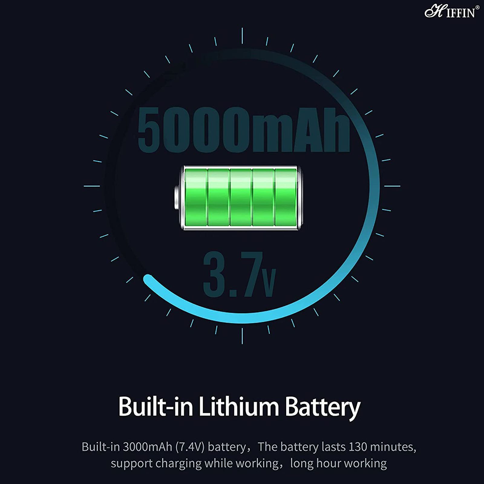 HIFFIN HF196 Video Light with Adjustable Stand for Vlogging (20 Lighting Effect Modes) HIFFIN HF196 Video Light with Adjustable Stand for Vlogging (20 Lighting Effect Modes)_4