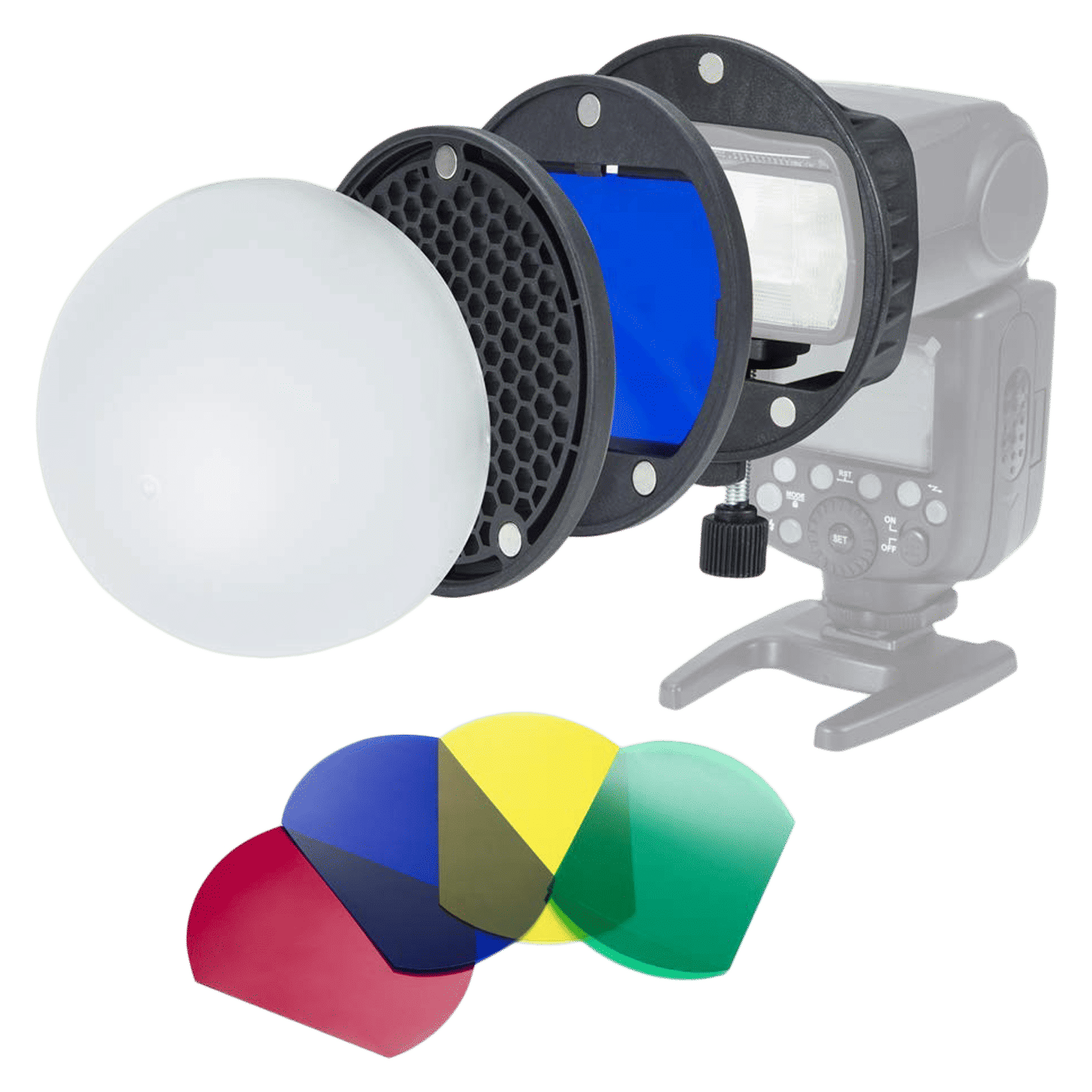 HIFFIN Speedlite Flash Diffuser Kit (Magnetic Separation System) HIFFIN Speedlite Flash Diffuser Kit (Magnetic Separation System)_1