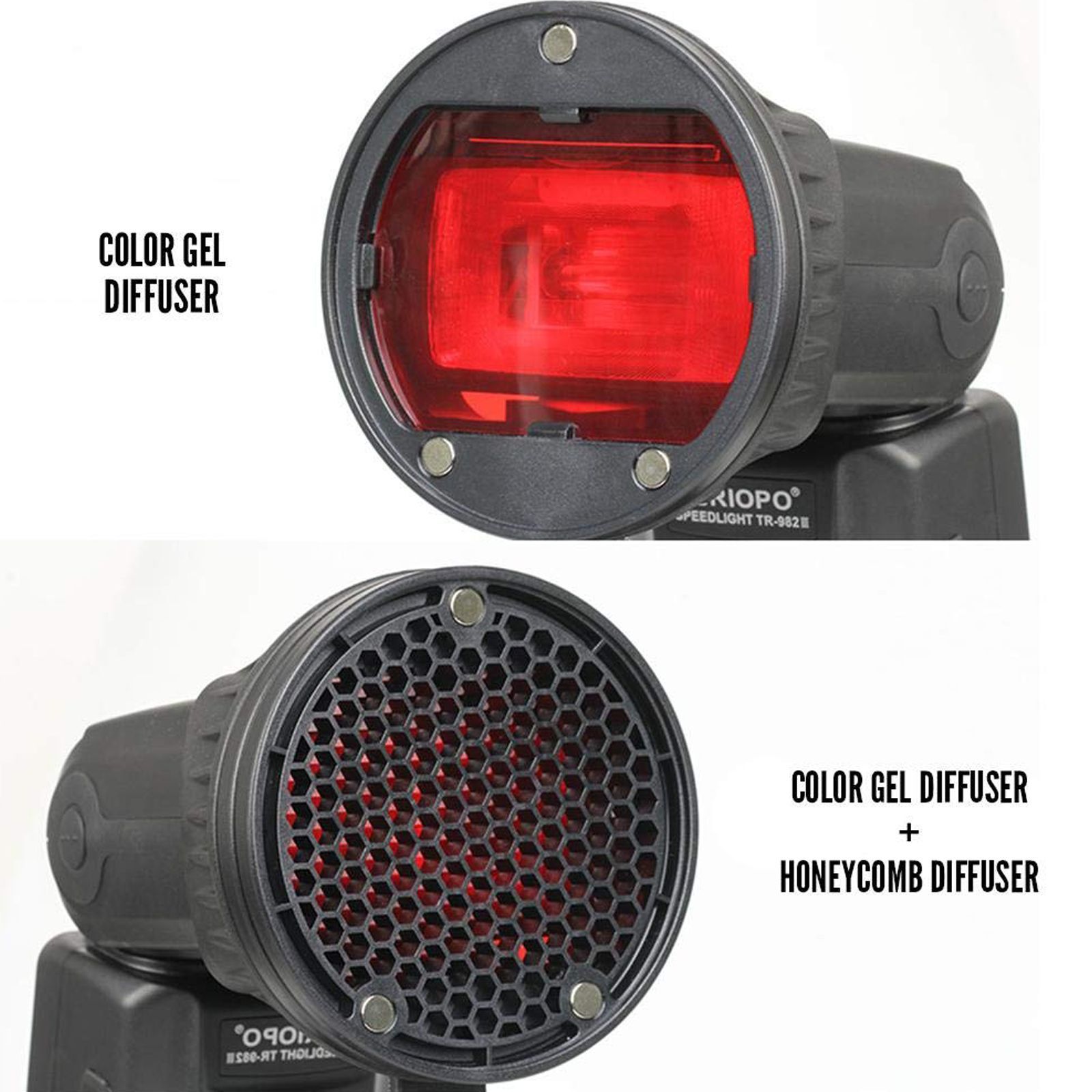HIFFIN Speedlite Flash Diffuser Kit (Magnetic Separation System) HIFFIN Speedlite Flash Diffuser Kit (Magnetic Separation System)_3