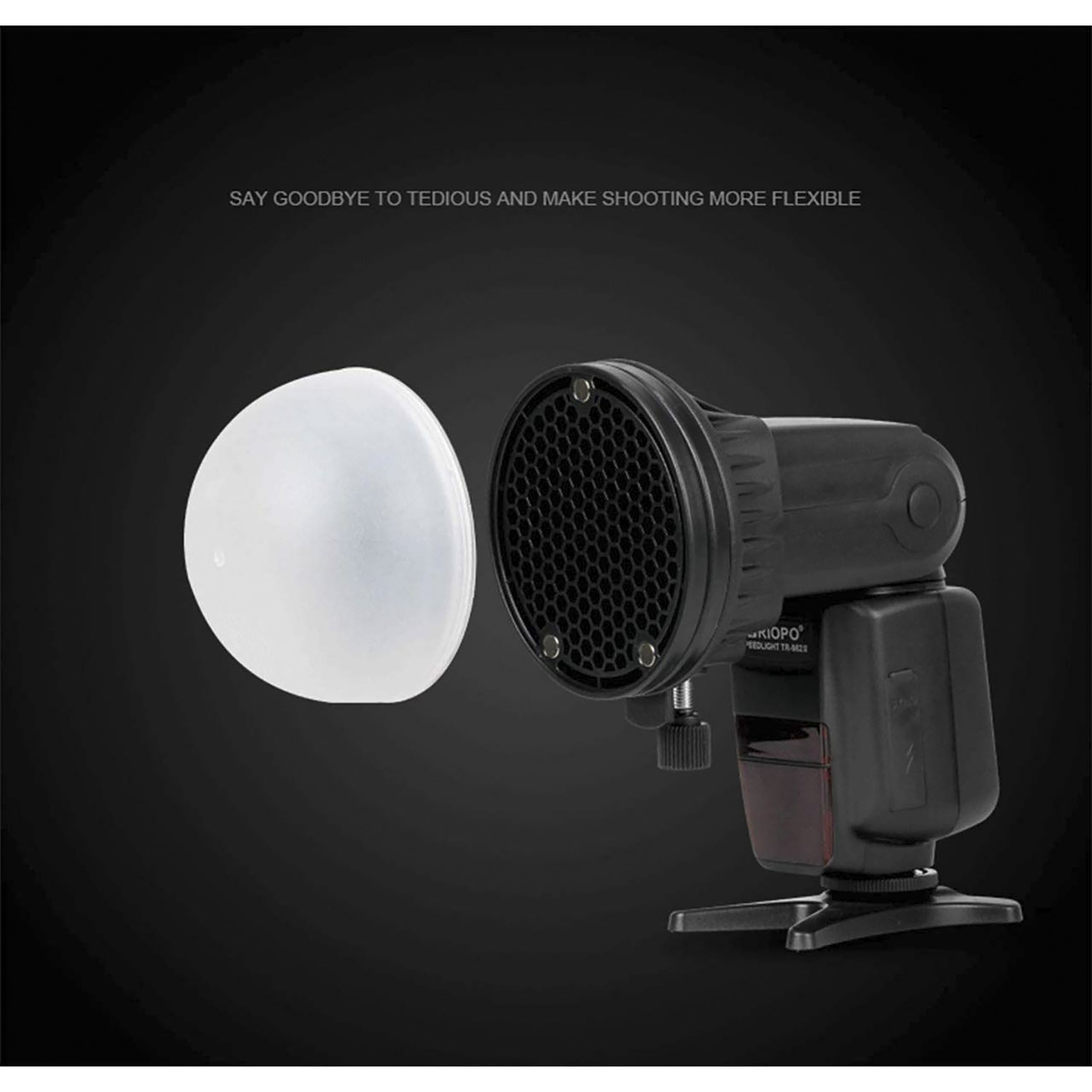 HIFFIN Speedlite Flash Diffuser Kit (Magnetic Separation System) HIFFIN Speedlite Flash Diffuser Kit (Magnetic Separation System)_5