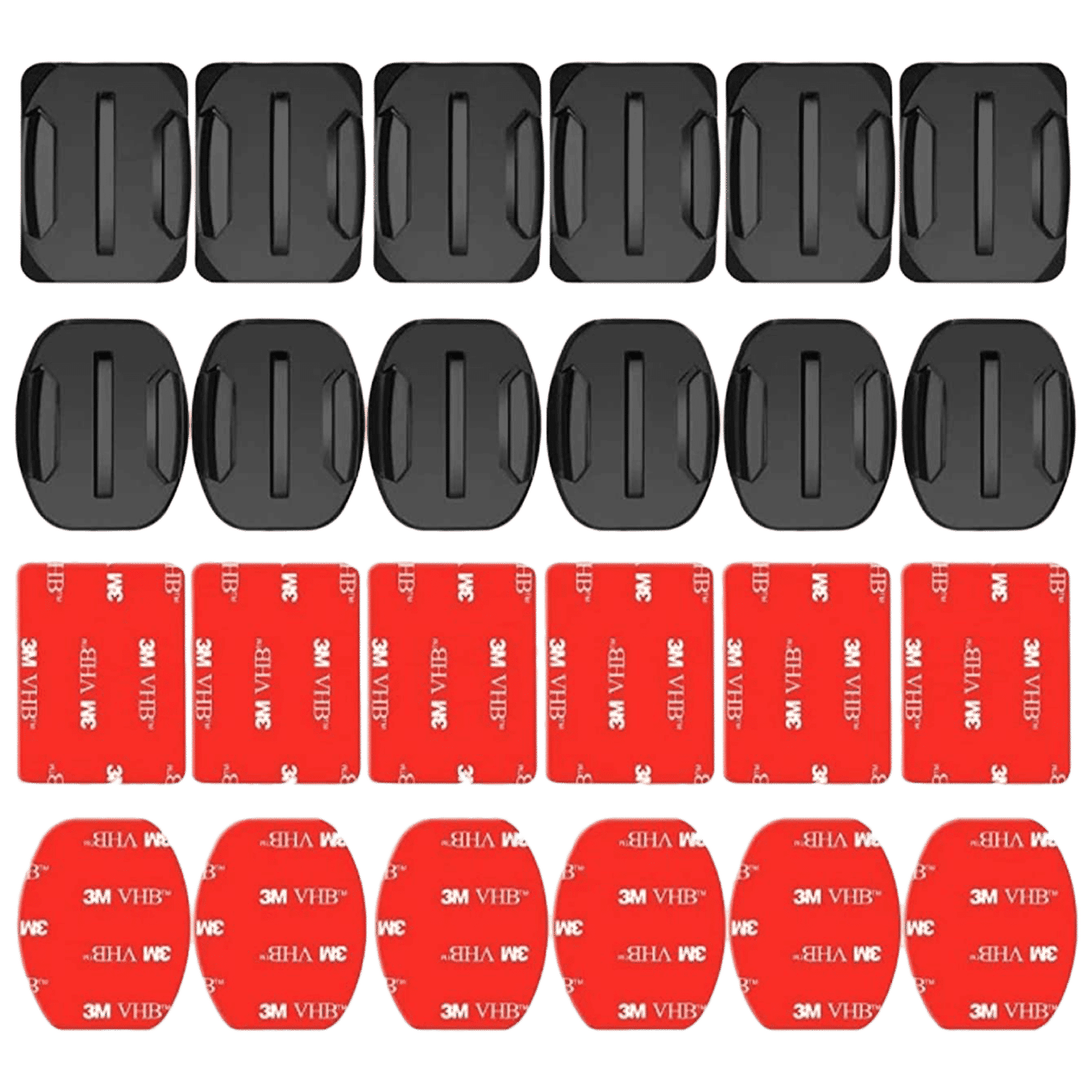 HIFFIN Helmet Adhesive Mount for Camera (Waterproof, Black)_1