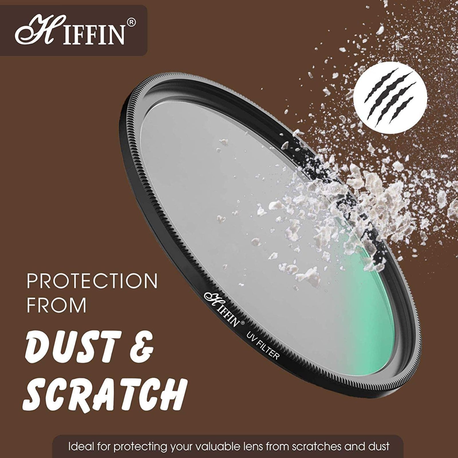 HIFFIN Super DMC Ultra Slim 77mm Camera Lens UV Filter (16 Layers Nano Coating) HIFFIN Super DMC Ultra Slim 77mm Camera Lens UV Filter (16 Layers Nano Coating)_6