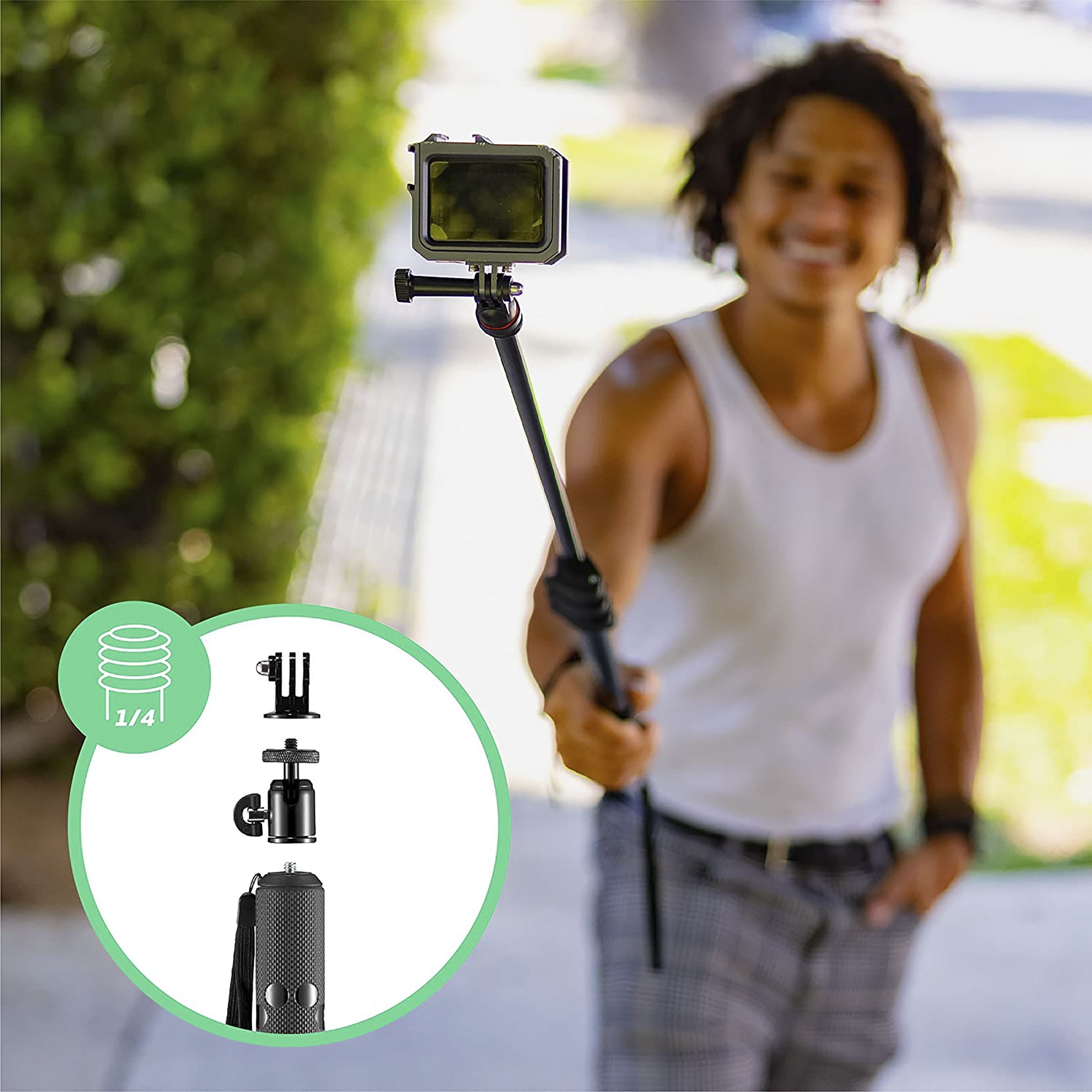 JOBY Compact 135cm Adjustable Monopod for Camera (2 in 1, Black)_6