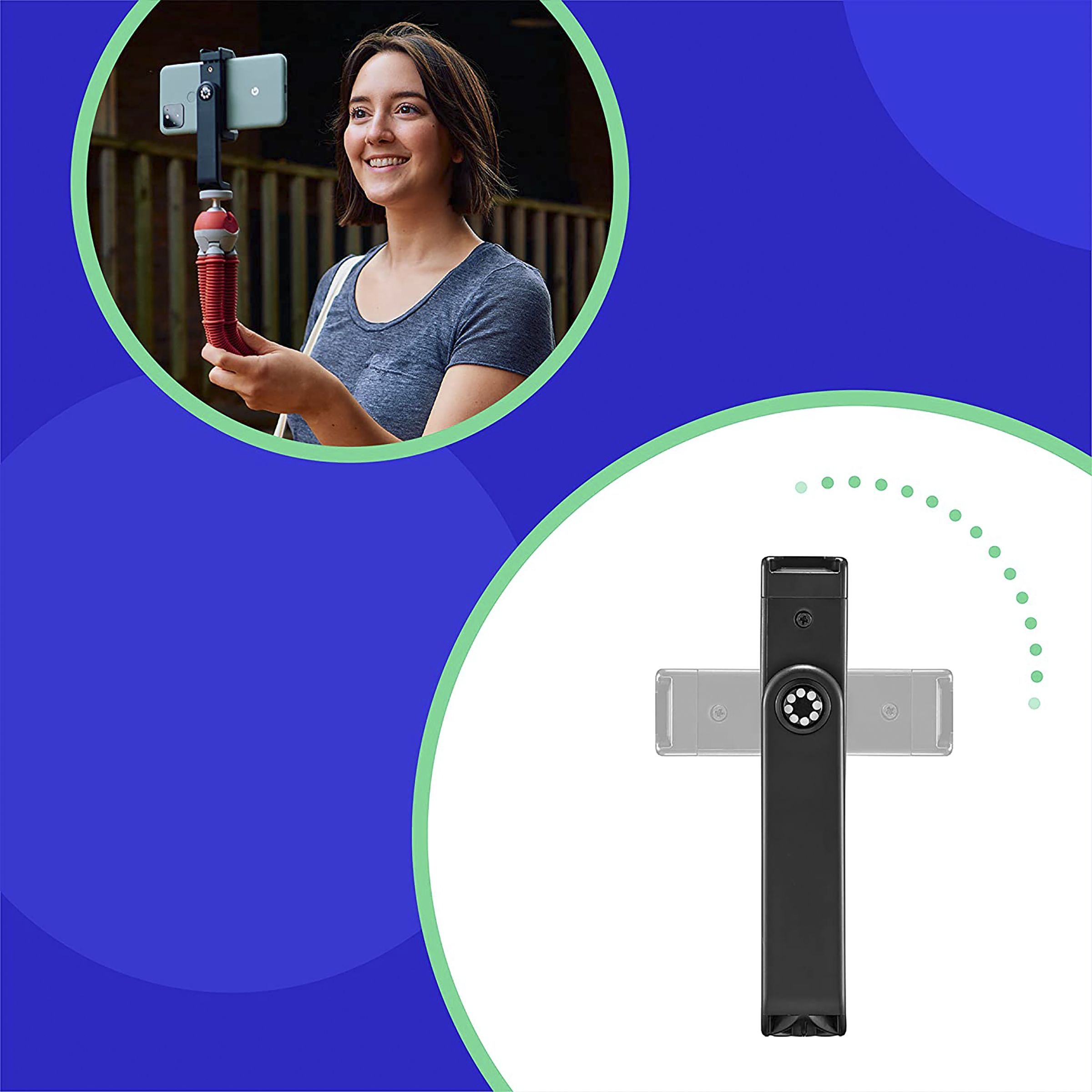 JOBY PodZilla 25cm Adjustable Tripod for Mobile and Camera (360 Degree GripTight, Red)_11