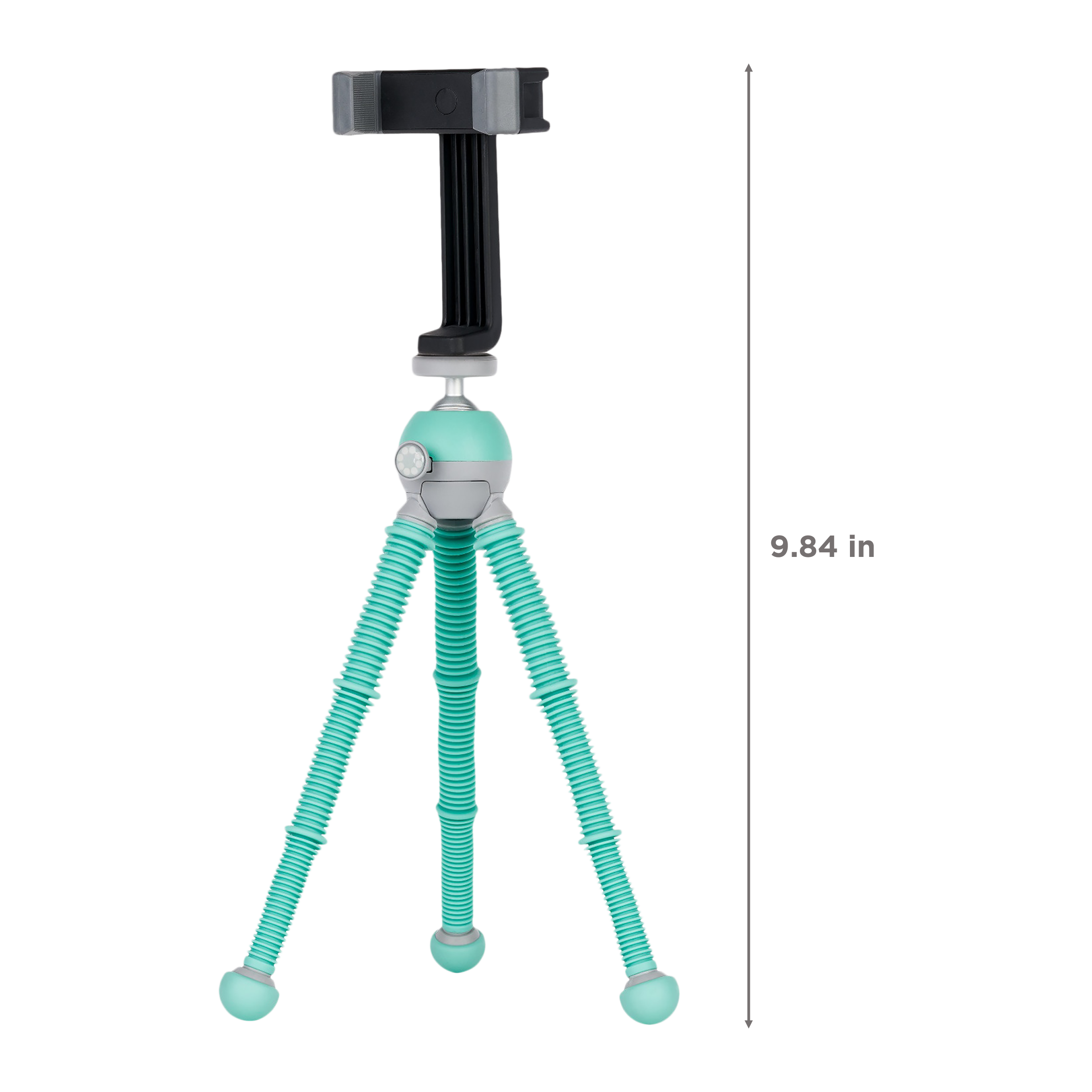 JOBY PodZilla 25cm Adjustable Tripod for Mobile and Camera (360 Degree GripTight, Teal)_3