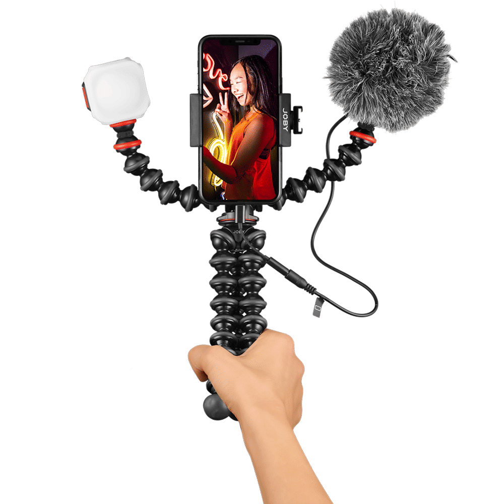 JOBY GorillaPod 33cm Adjustable Tripod for Mobile and Camera with Mic (Flexible Legs, Black)_6