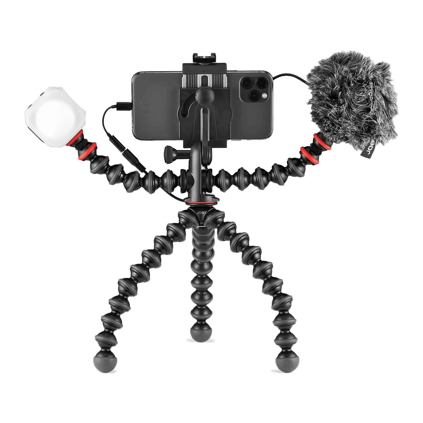 JOBY GorillaPod 33cm Adjustable Tripod for Mobile and Camera with Mic (Flexible Legs, Black)_9