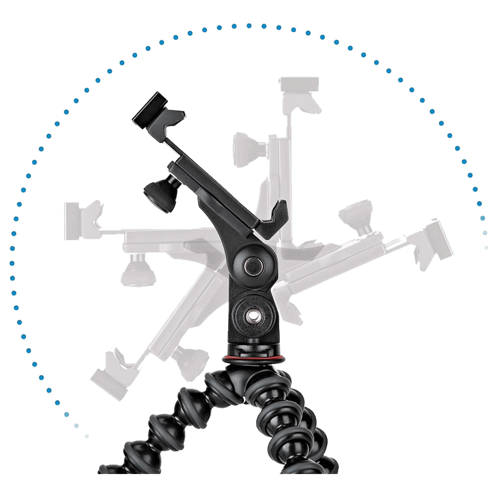 JOBY GorillaPod 33cm Adjustable Tripod for Mobile and Camera with Mic (Flexible Legs, Black)_12