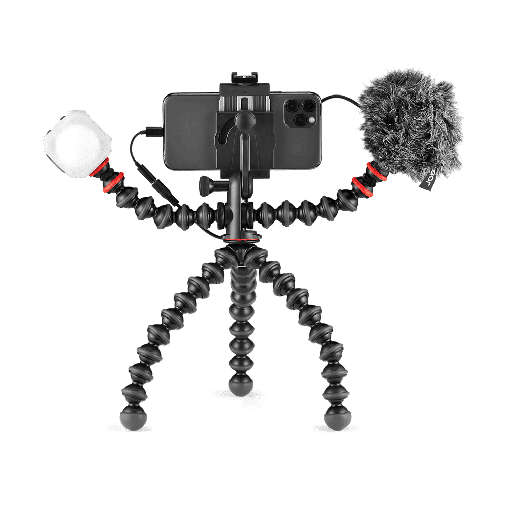 JOBY GorillaPod 33cm Adjustable Tripod for Mobile and Camera with Mic (Flexible Legs, Black)_2