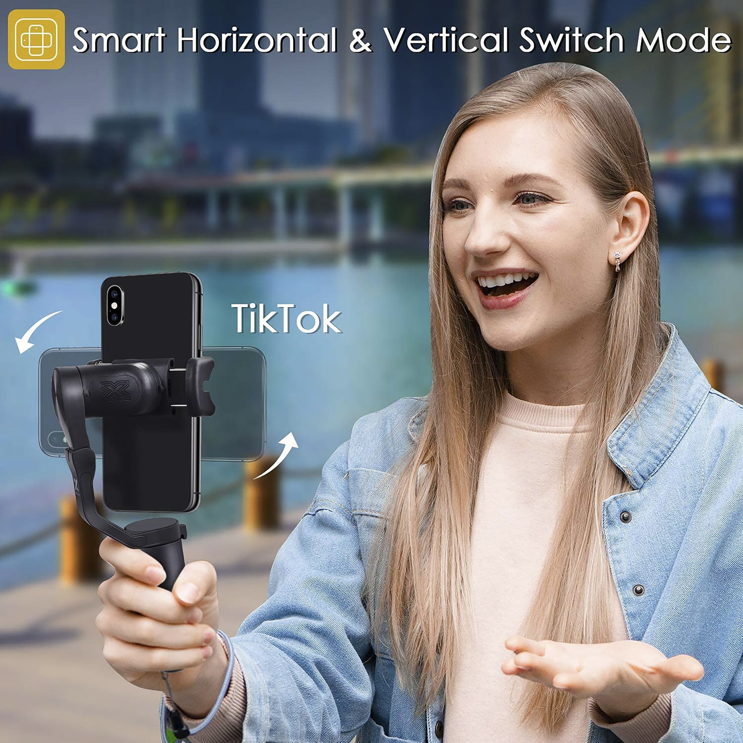 Hohem iSteady X 3-Axis Gimbal for Mobile (iSteady 3.0 Stabilization, Black)_9