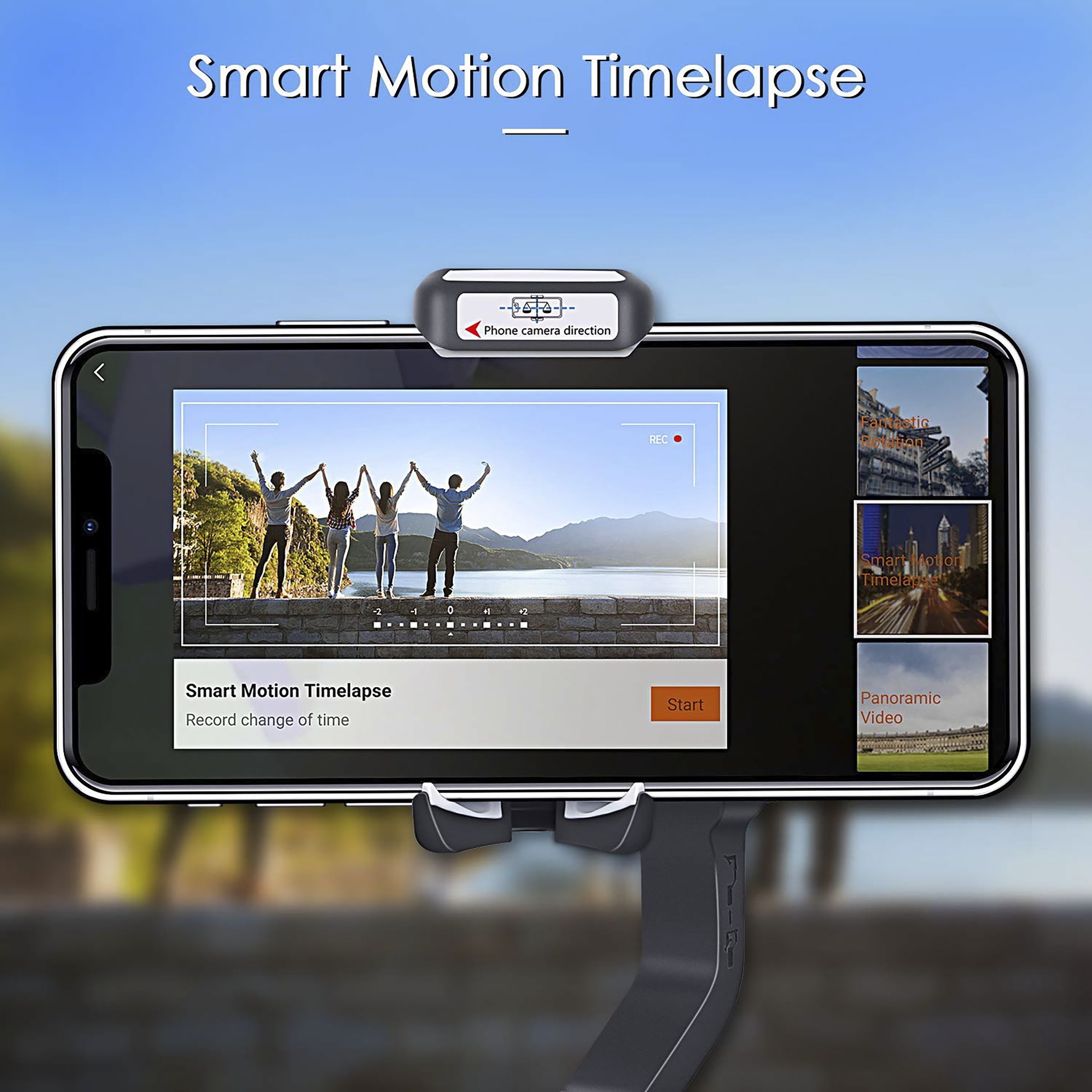 Hohem iSteady X 3-Axis Gimbal for Mobile (iSteady 3.0 Stabilization, Black)_12