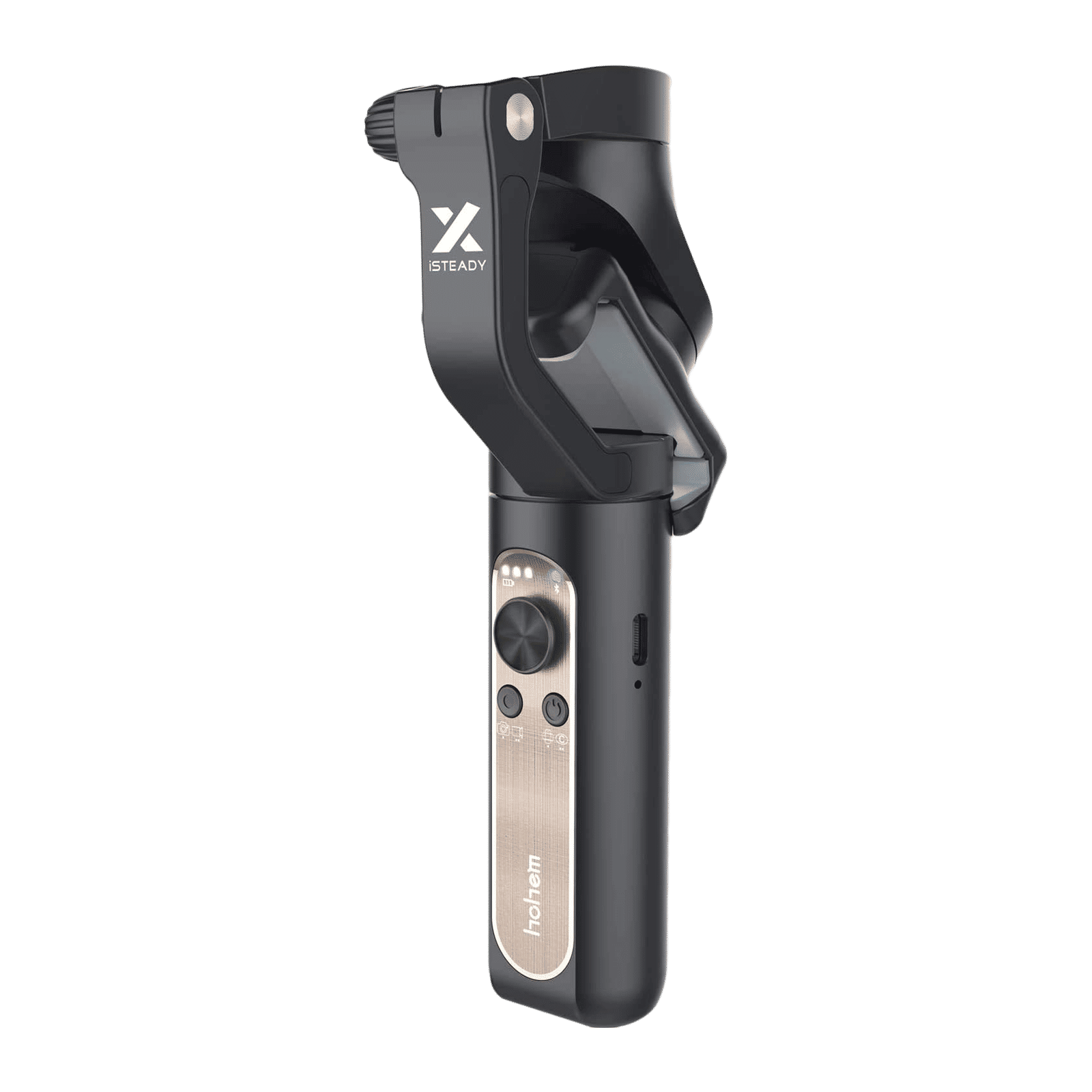 Hohem iSteady X 3-Axis Gimbal for Mobile (iSteady 3.0 Stabilization, Black)_4