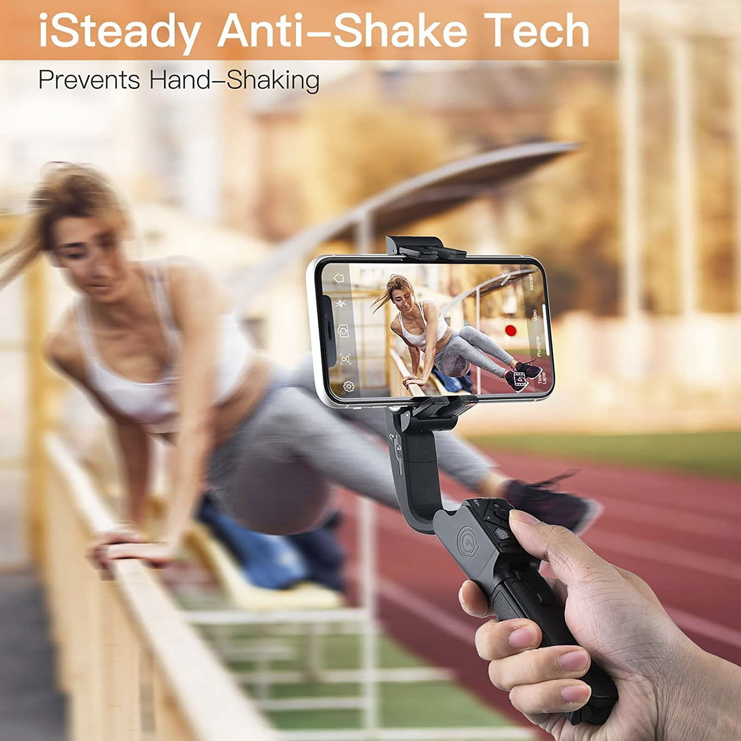 Hohem iSteady Q 1-Axis Gimbal for Mobile (Face Tracking, Black)_5