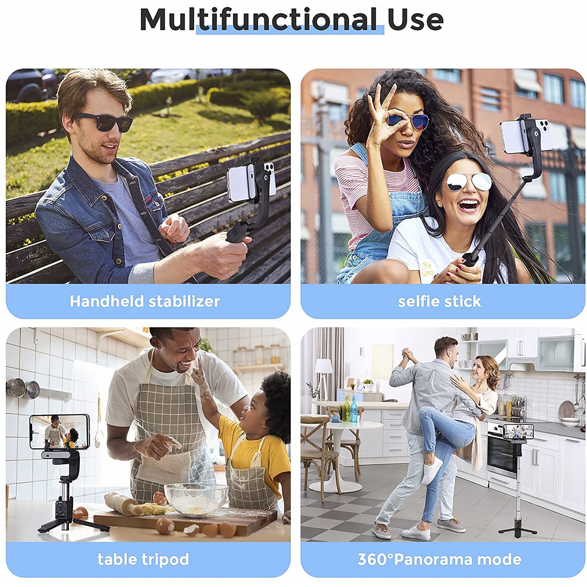 Hohem iSteady Q 1-Axis Gimbal for Mobile (Face Tracking, Black)_7