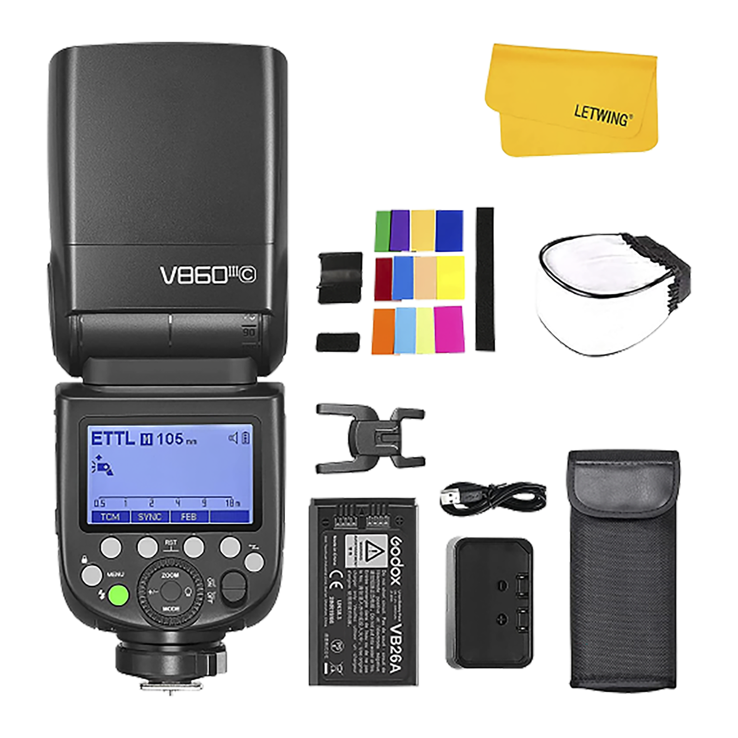 Godox V860IIIC Kit Camera Flash for Canon (Modelling Light Function)_7