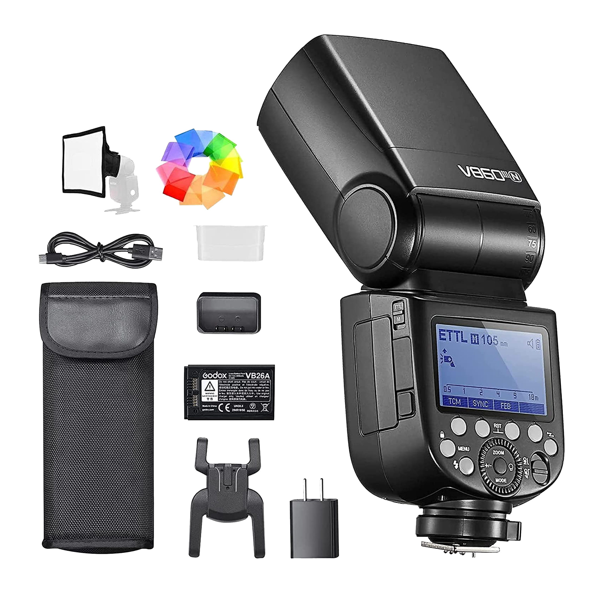 Godox V860IIIN Kit Camera Flash for Nikon (Quick Release Lock)_3