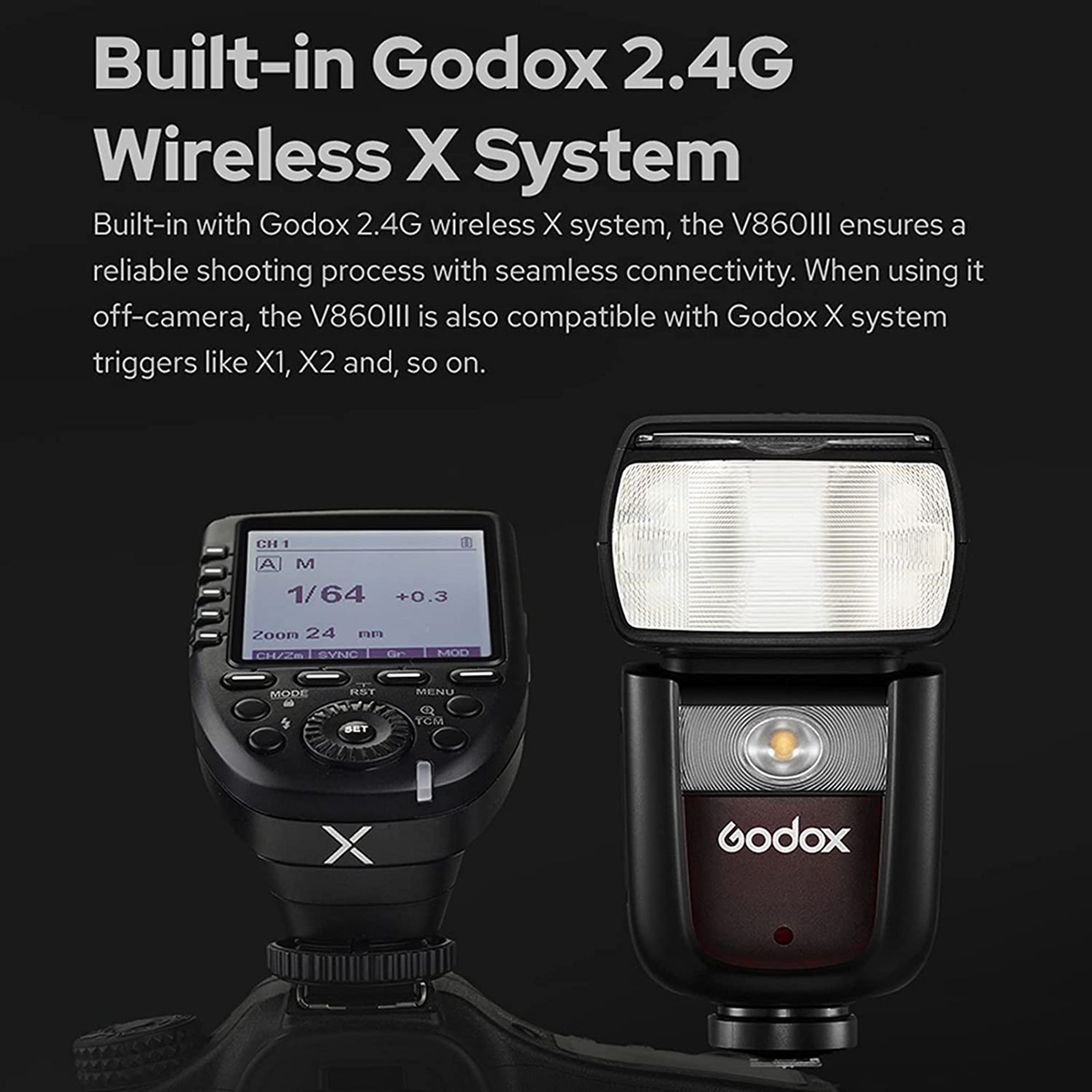 Godox V860IIIF Kit Camera Flash for Fujifilm (Quick Release Lock)_6