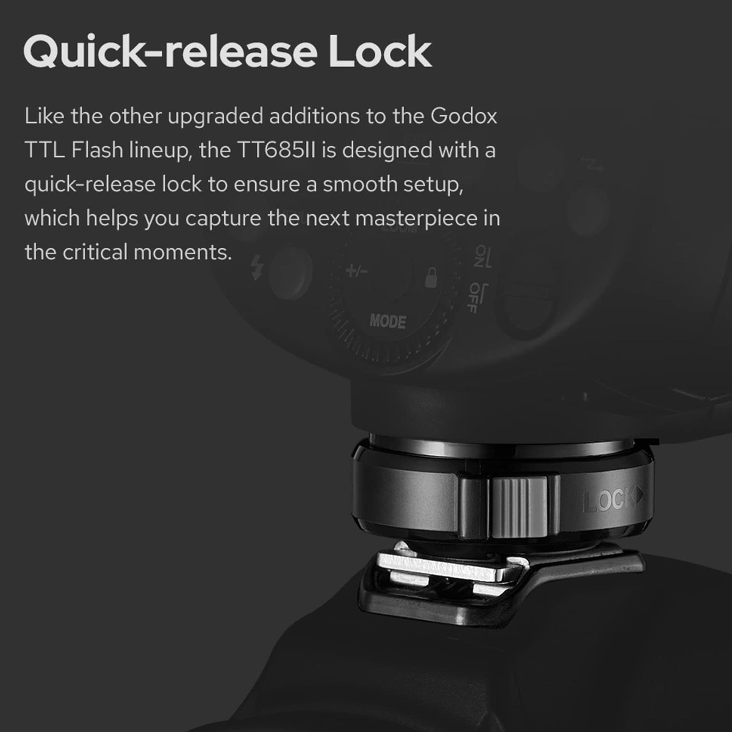 Godox TT685IIS Flash Speedlite for Sony Digital a9, a7, a7II, a7III, a7RIII, a7RII, a7SII, a6000, a6300, a6500 (Wide Light Coverage)_5