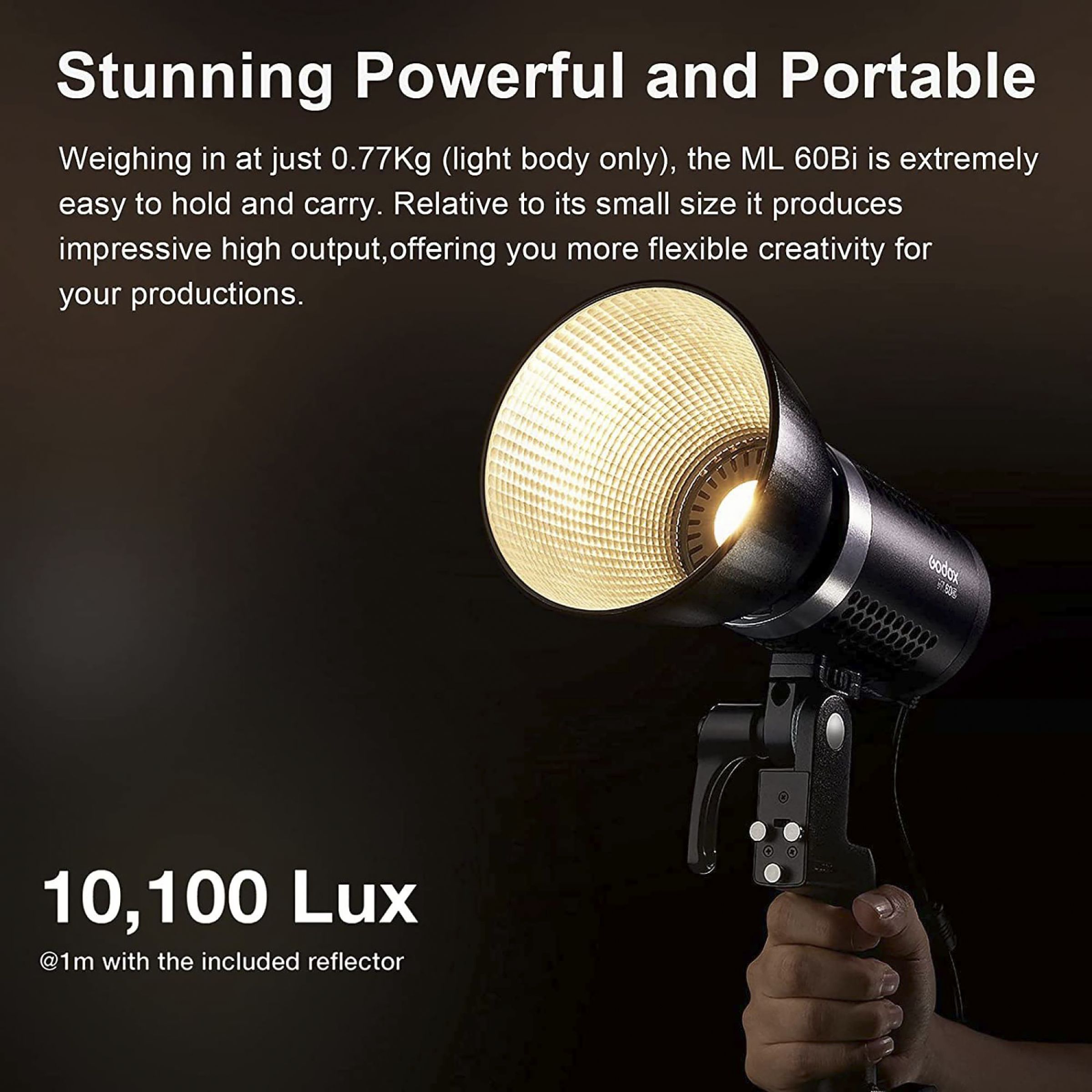 Godox ML60Bi LED Video Light for Photography & Videography (7 Fx Effects)_9