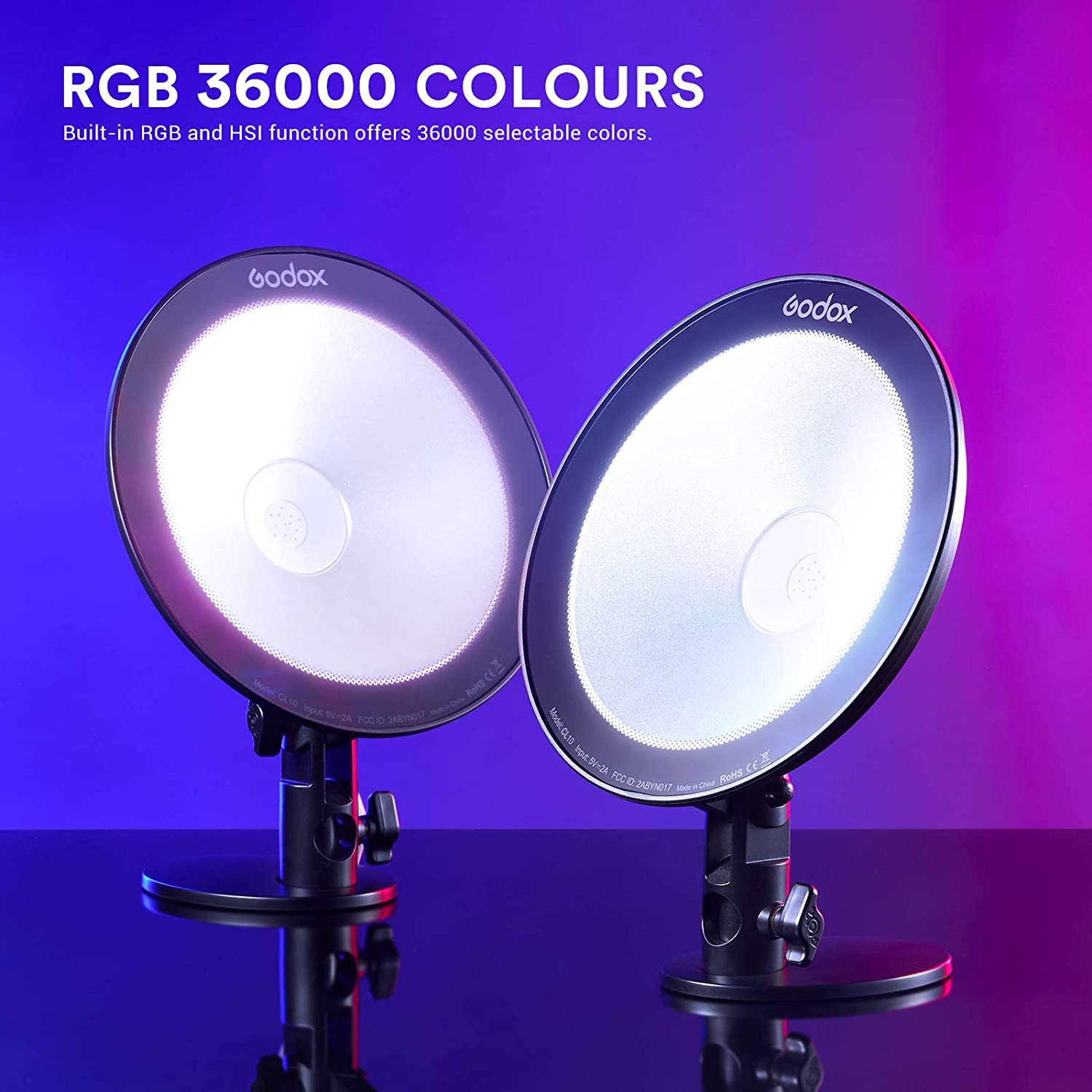 Godox 308C II Video Light with Remote Control & Mini Stand for Still Photography & Videography (308 LED Bulbs)_9