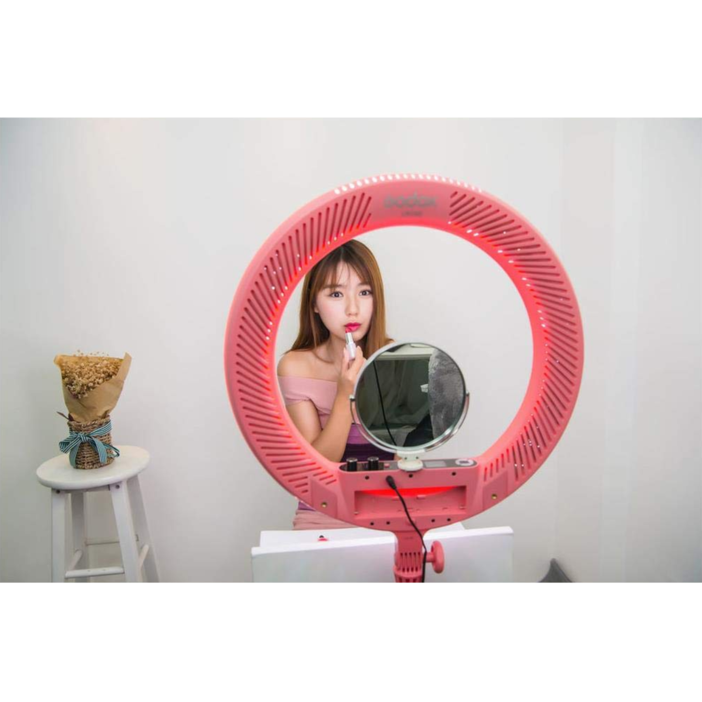 Godox LR160 Ring Light with Mirror for Still Photography & Videography (160 LED Beads)_12