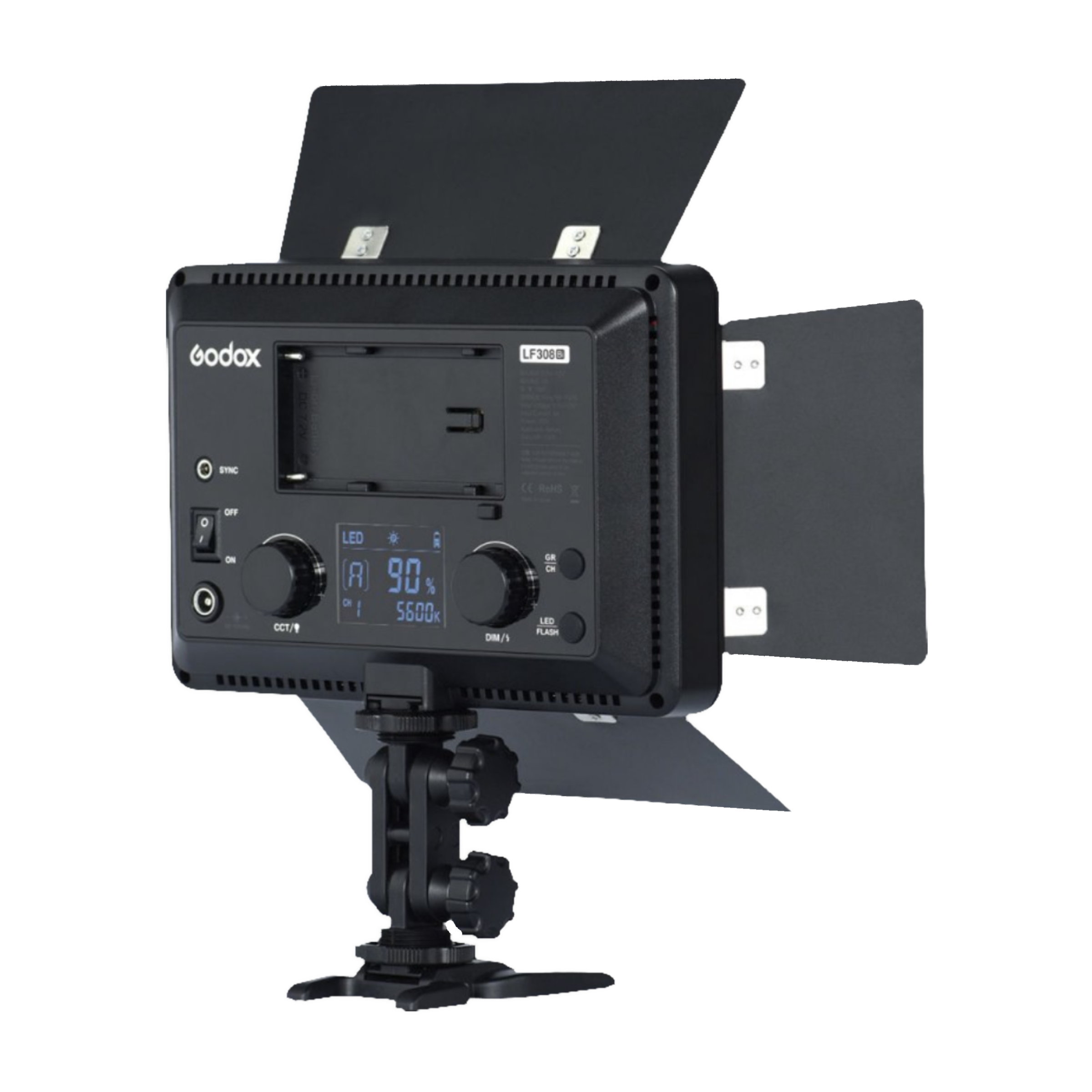 Godox LF308D LED Video Light with Bluetooth Connectivity for Photography (Continuous Lighting Mode)_10