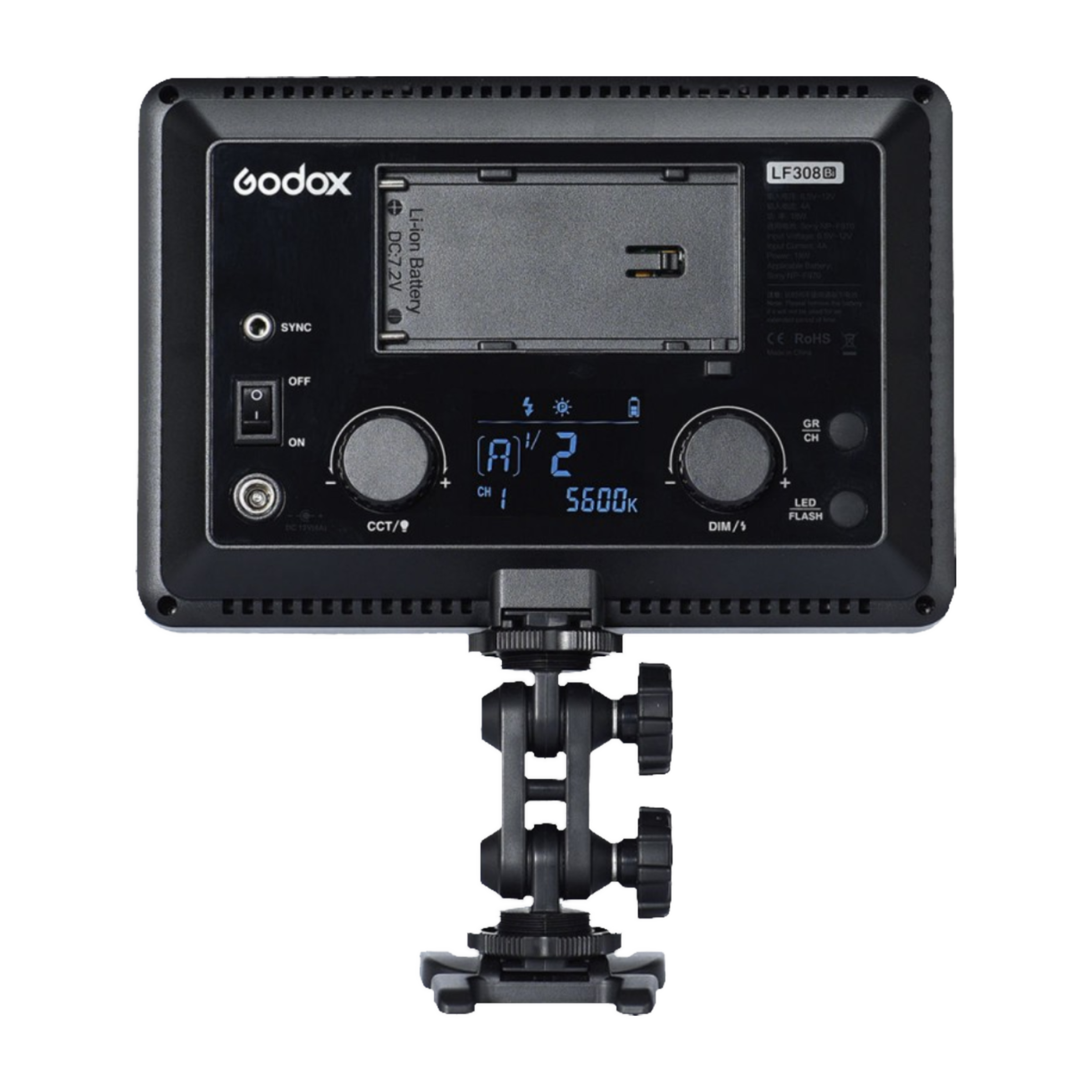Godox LF308BI LED Video Light with Bluetooth Connectivity for Still Photography (Continuous Lighting Mode)_11