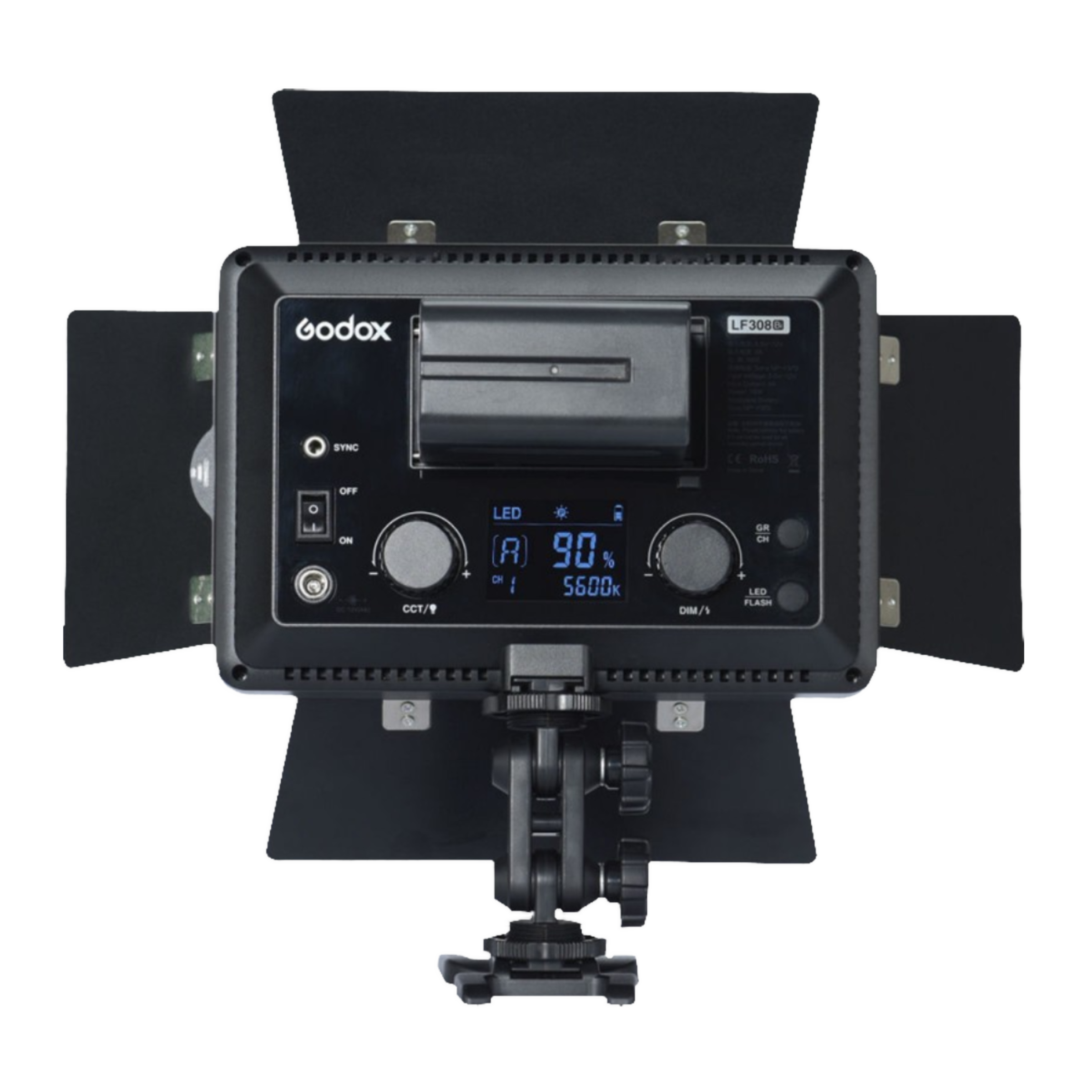 Godox LF308BI LED Video Light with Bluetooth Connectivity for Still Photography (Continuous Lighting Mode)_4