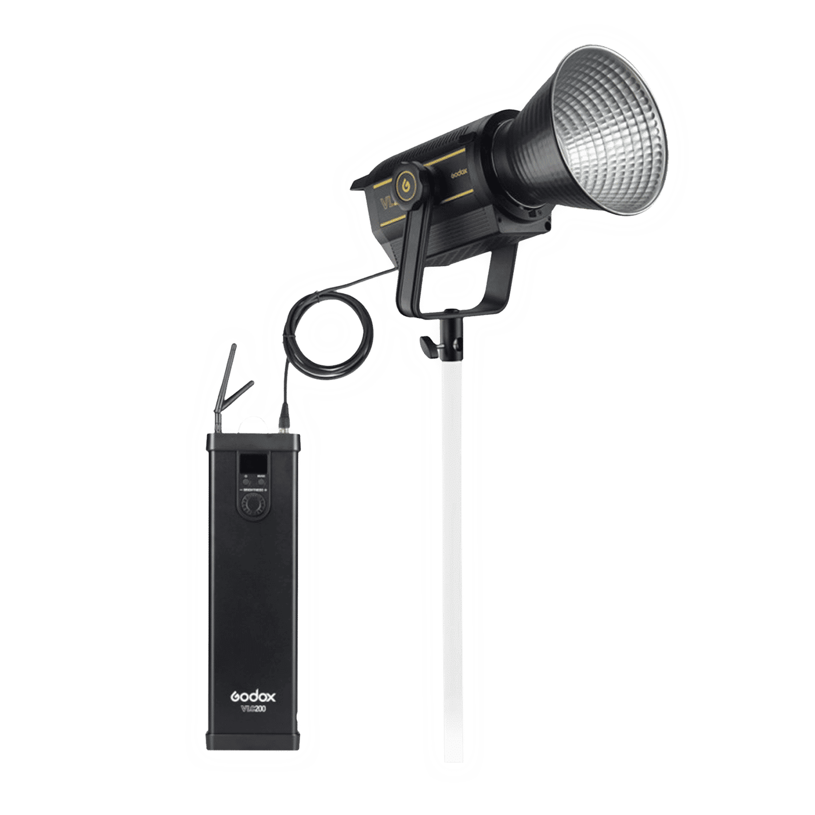 Godox VL200 LED Video Light with Bluetooth Connectivity & Carry Bag for Still Photography & Videography (Stepless Dimming)_8