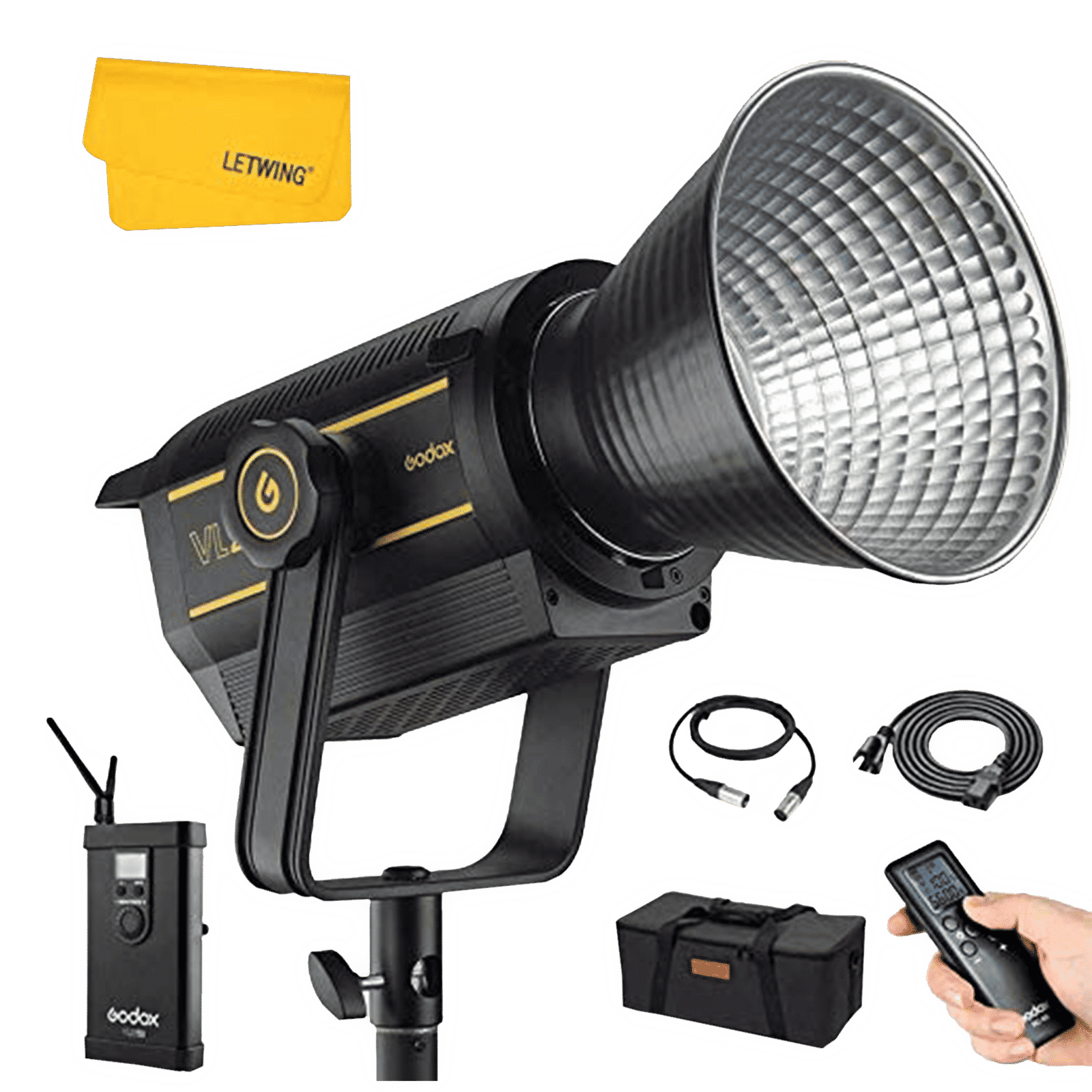 Godox VL200 LED Video Light with Bluetooth Connectivity & Carry Bag for Still Photography & Videography (Stepless Dimming)_12