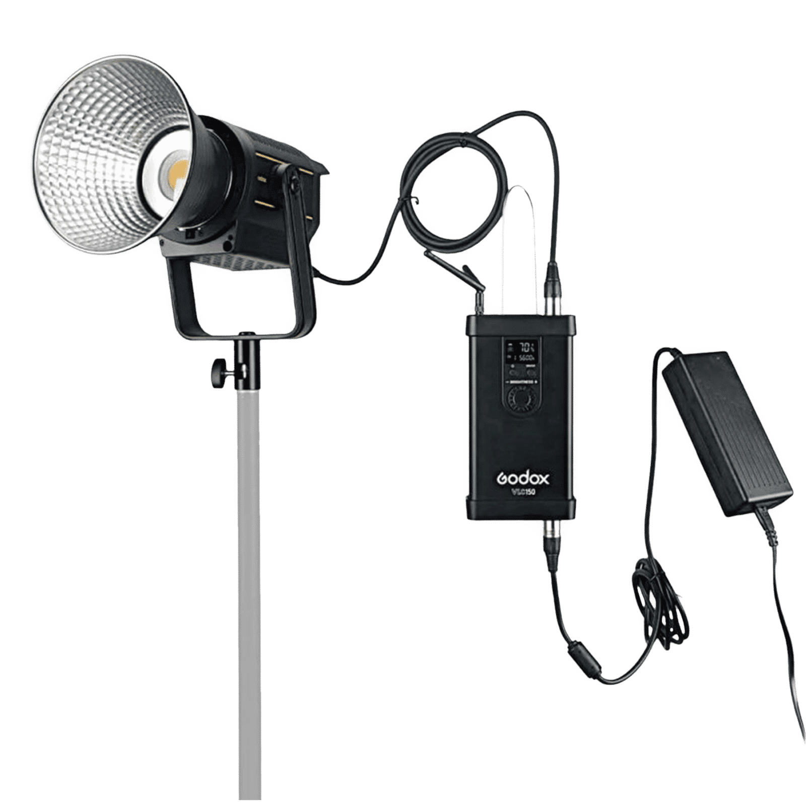 Godox VL300 LED Video Light with Bluetooth Connectivity & Carry Bag for Still Photography & Videography (Stepless Dimming)_12