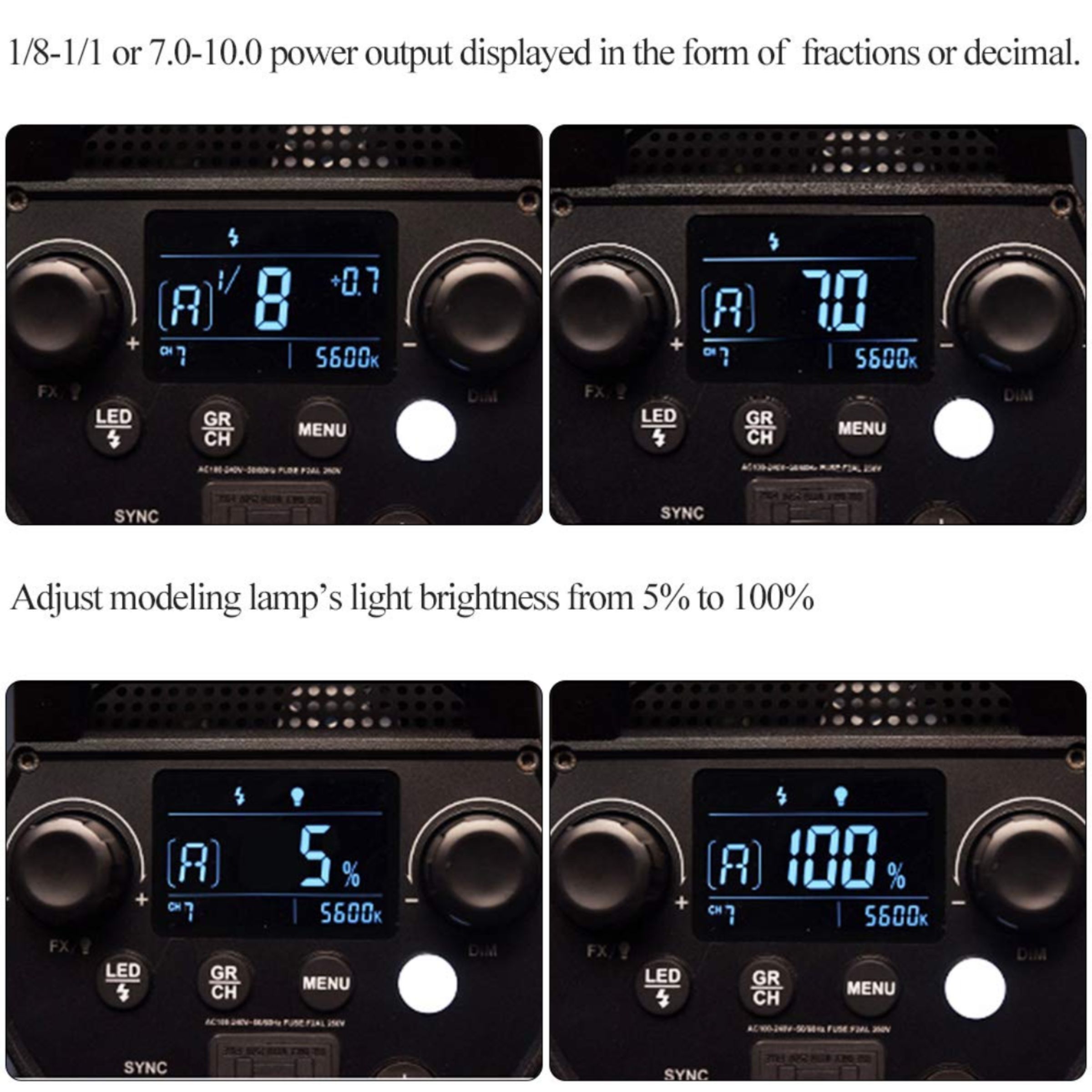 Godox FV LED Light with Remote Control for Photography & Videography (High Speed Sync Flash)_11