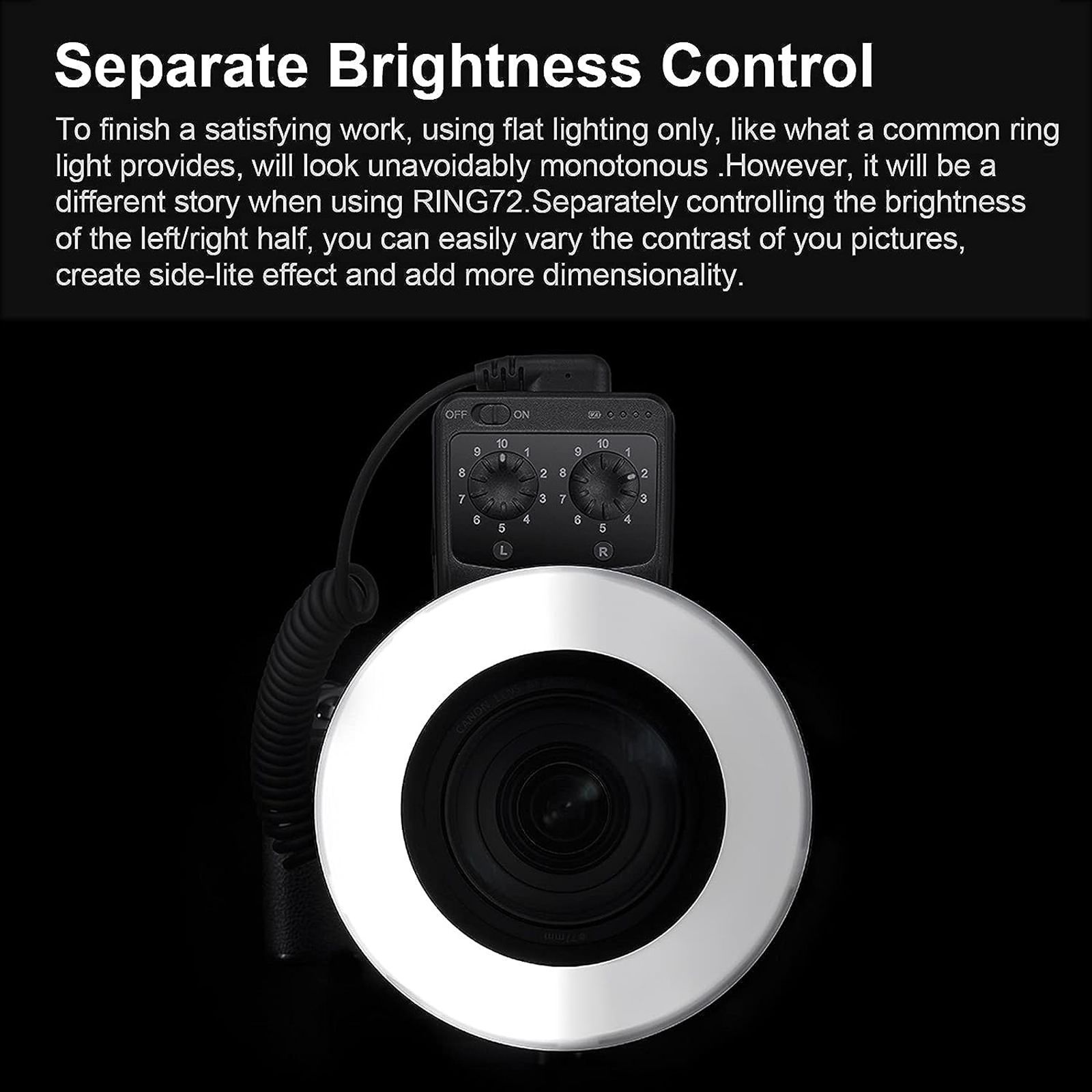 Godox Ring72 Ring Light with Battery Holder for Still Photography & Videography (Ease Video Shooting )_7