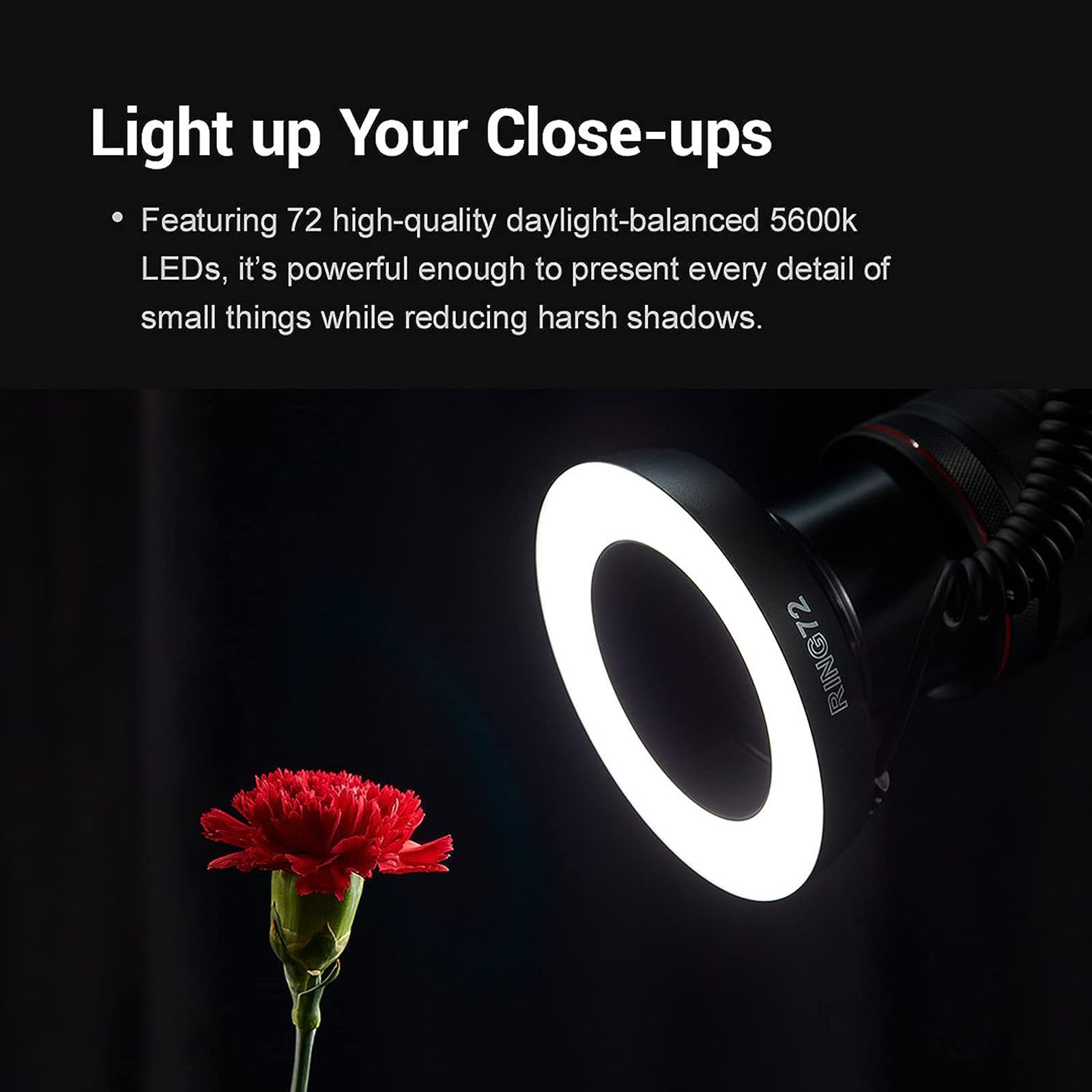 Godox Ring72 Ring Light with Battery Holder for Still Photography & Videography (Ease Video Shooting )_9