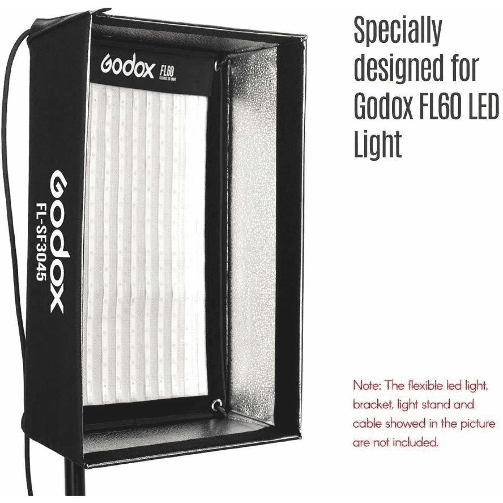 Godox FL Series Softbox with Grid for FL60 LED Panel (Lightweight & Portable)_4