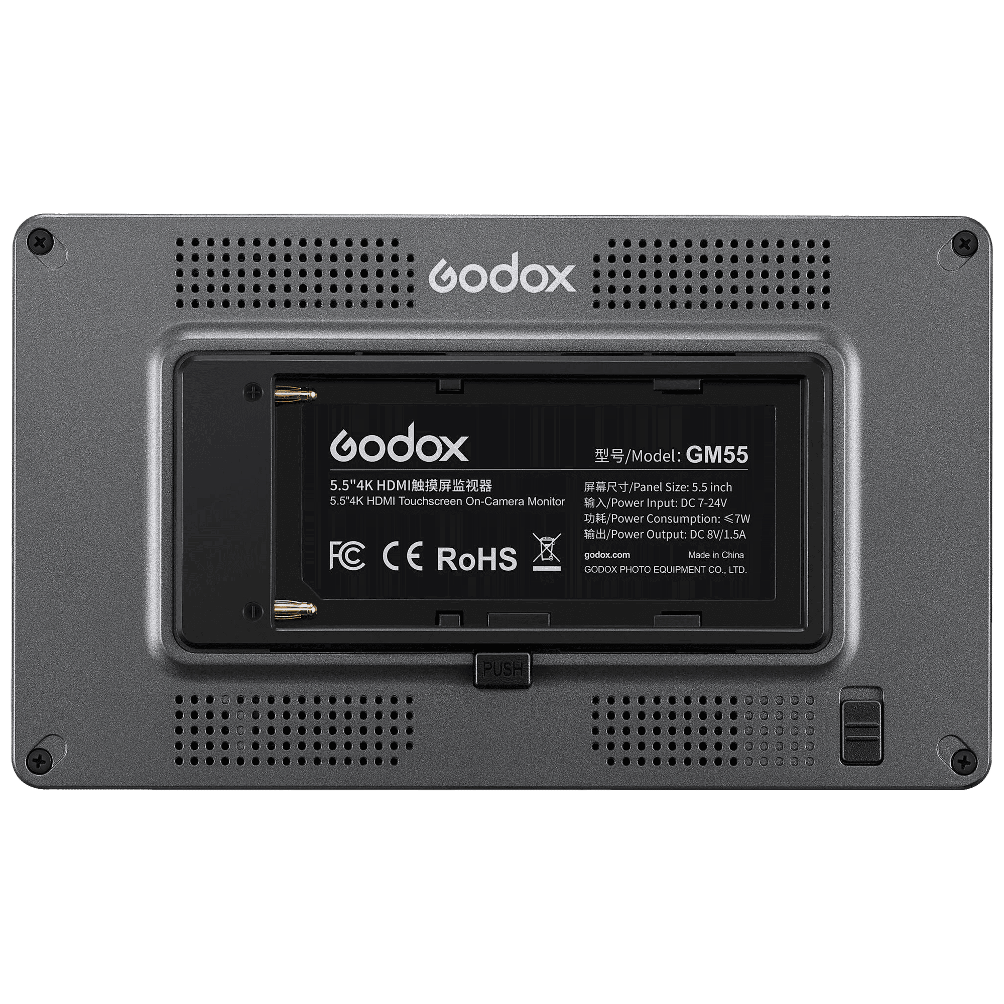 Godox Screen Monitor (5.5 Inch 4K HDMI , GM55, Black)_3