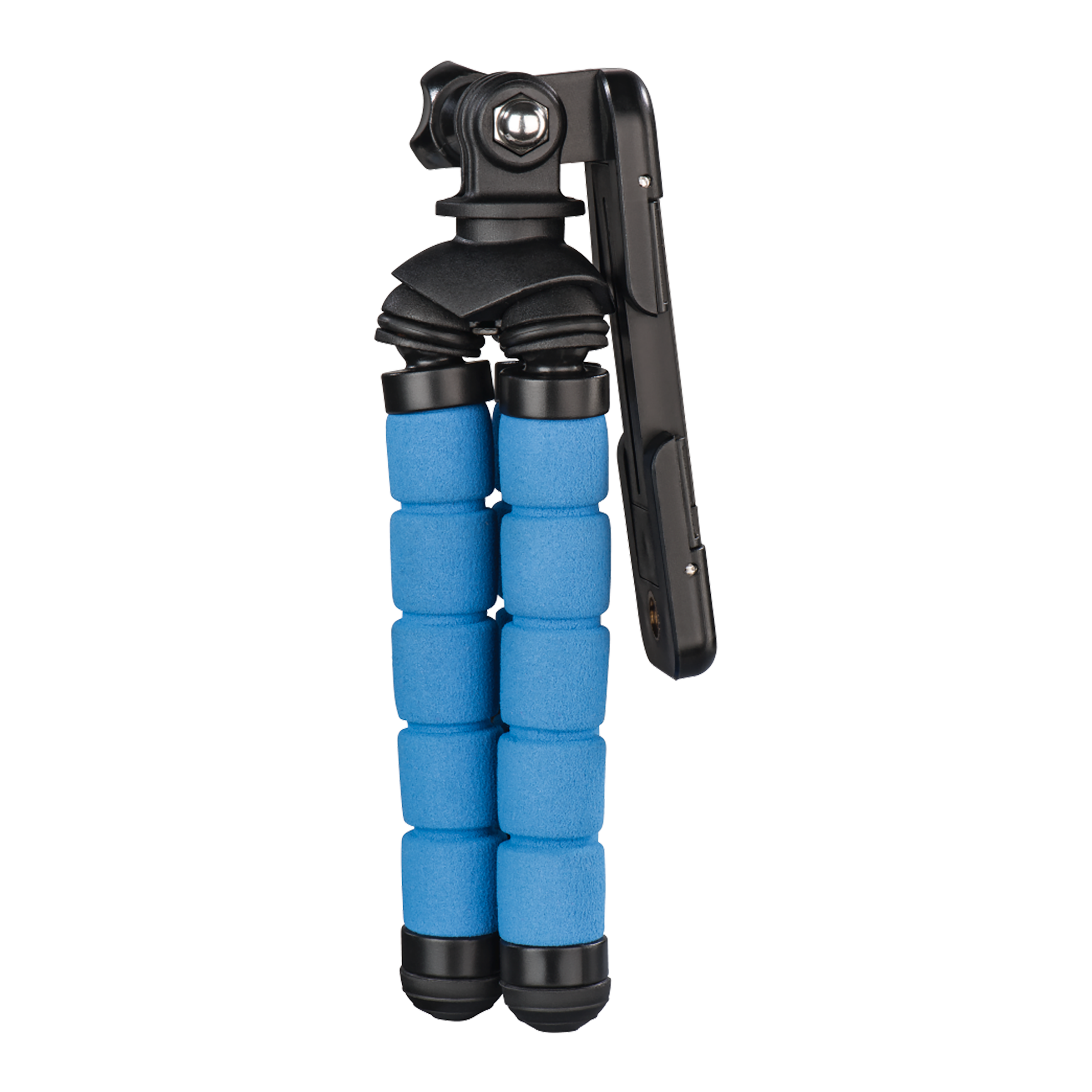hama Flex 14cm Adjustable GorillaPod for Mobile and Camera (Flexible Legs, Blue)_3