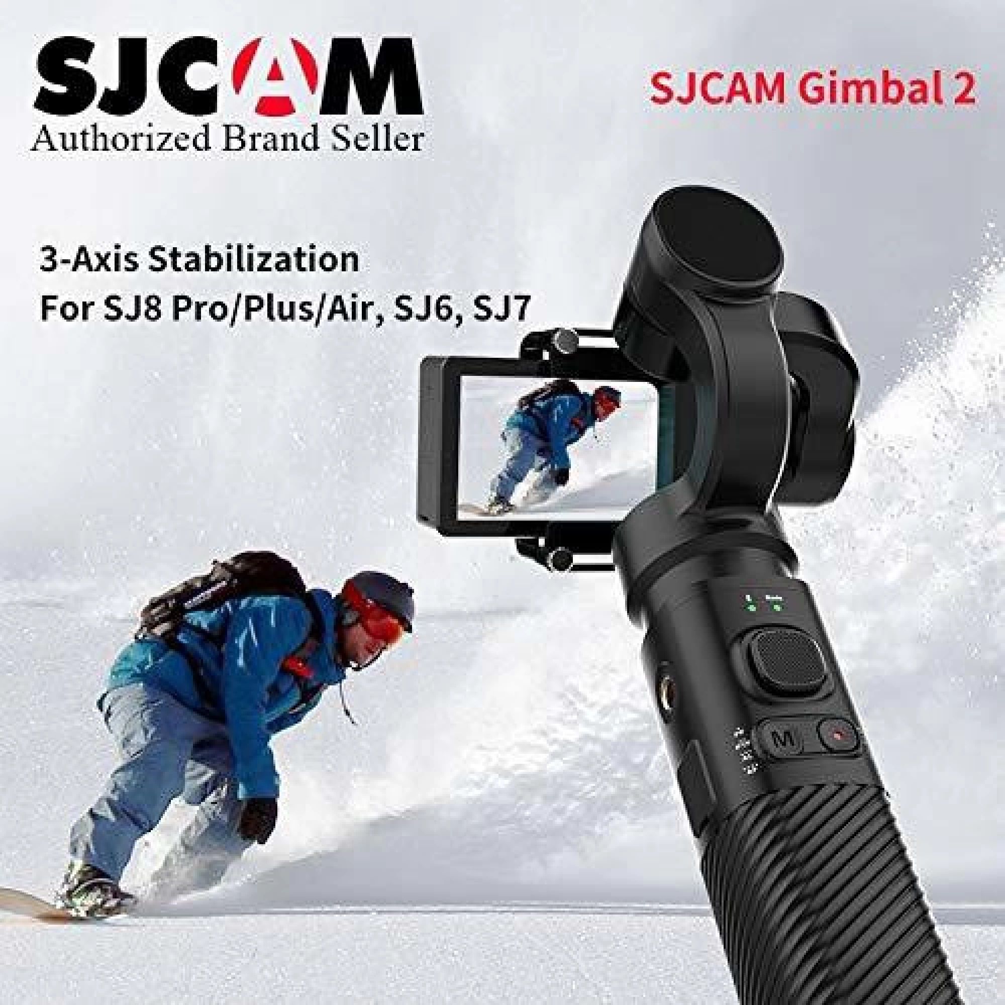 SJCAM 3-Axis Gimbal for Mobile and Camera (320 Degree Tilt Rotate, Black)_7