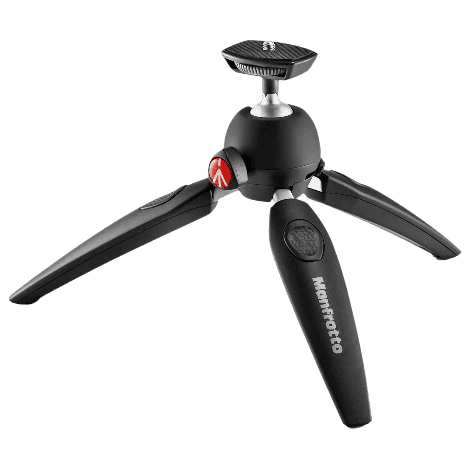 Manfrotto PIXI EVO 2-Section 20cm Adjustable Mini Tripod for Mobile and Camera (90 Degree Tilt, Black)_1