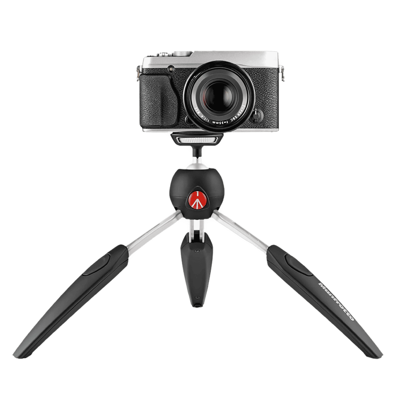 Manfrotto PIXI EVO 2-Section 20cm Adjustable Mini Tripod for Mobile and Camera (90 Degree Tilt, Black)_11