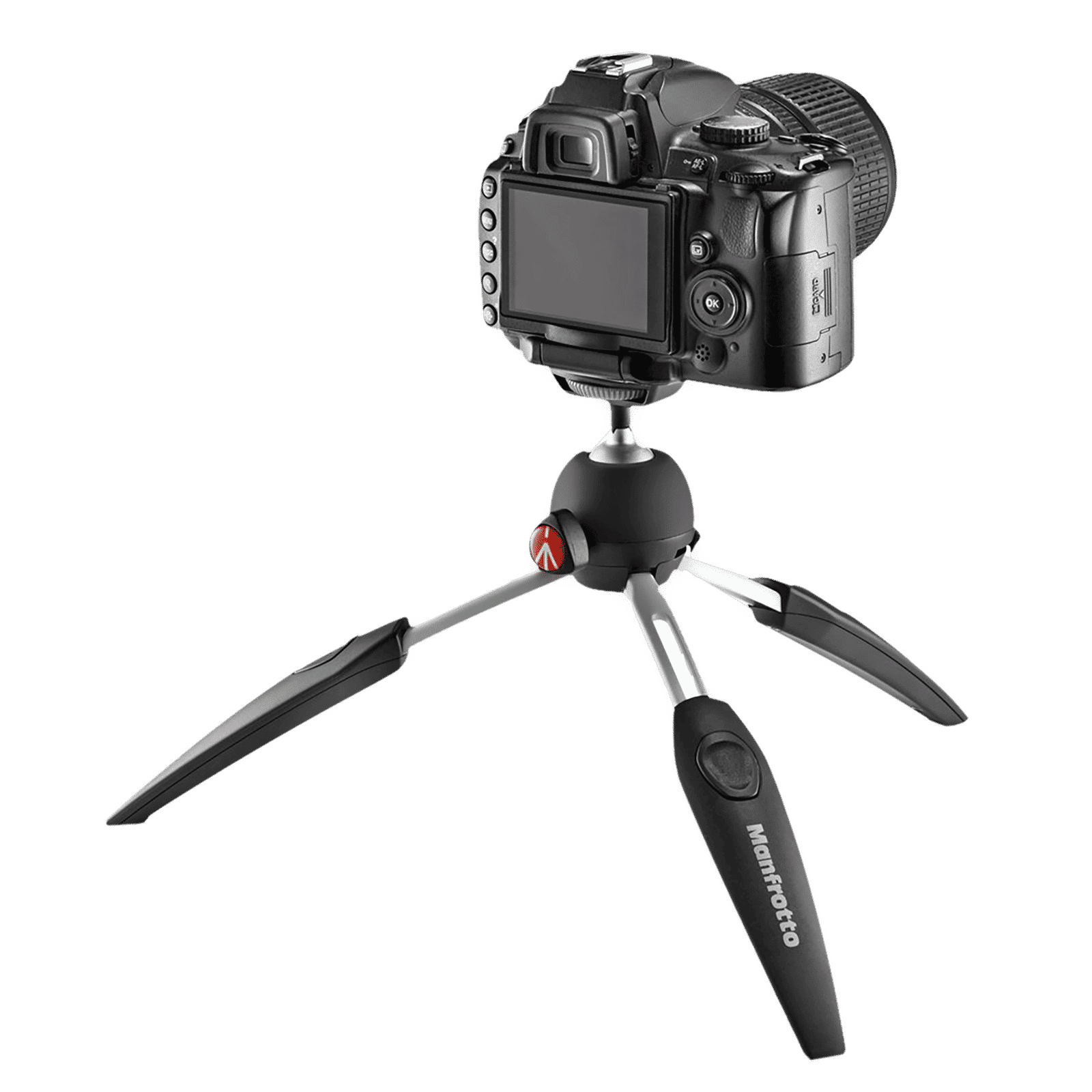 Manfrotto PIXI EVO 2-Section 20cm Adjustable Mini Tripod for Mobile and Camera (90 Degree Tilt, Black)_12