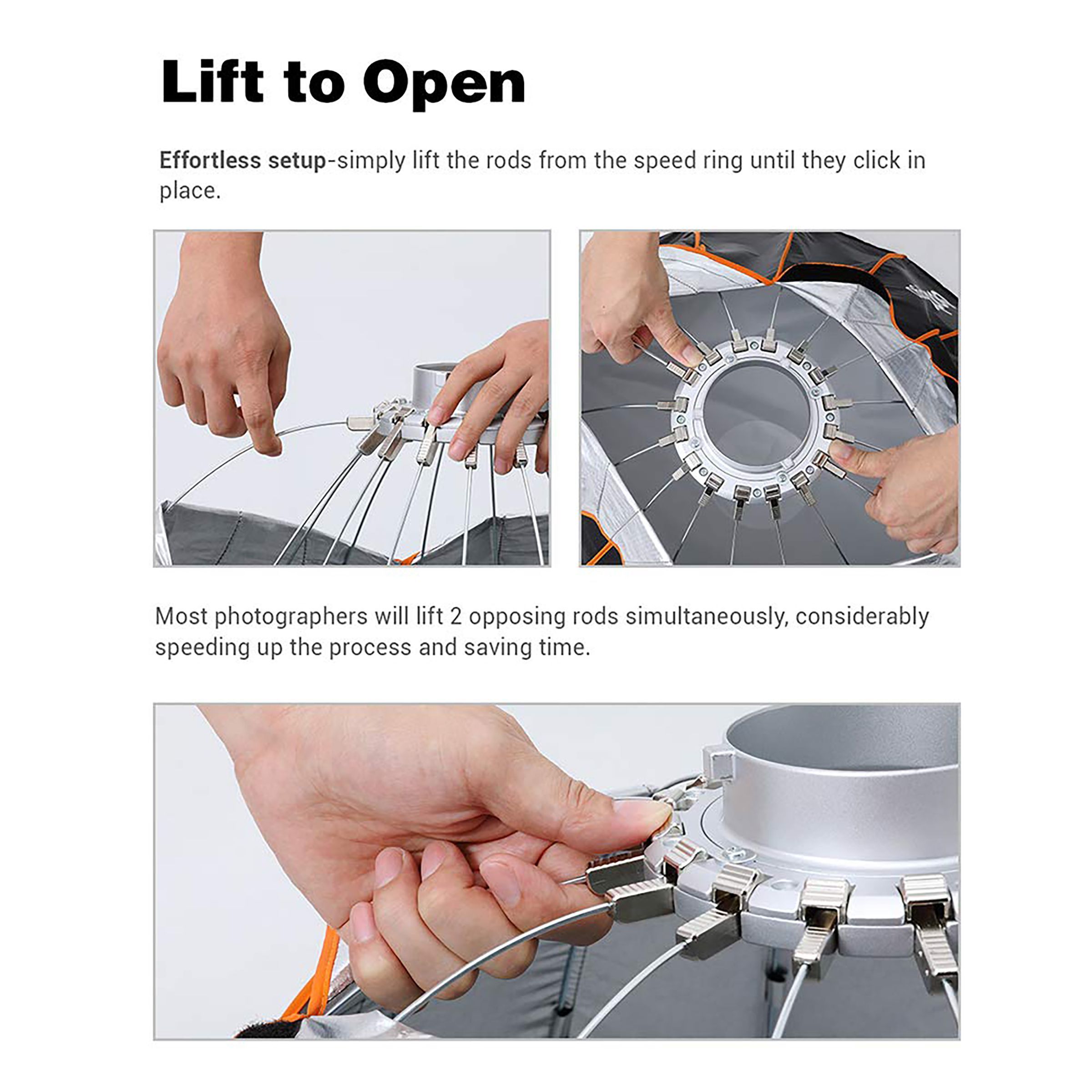 Godox QR-P70 Softbox with Inner and Outer Diffuser & Carry Case for Photography (Parabolic Design)_6