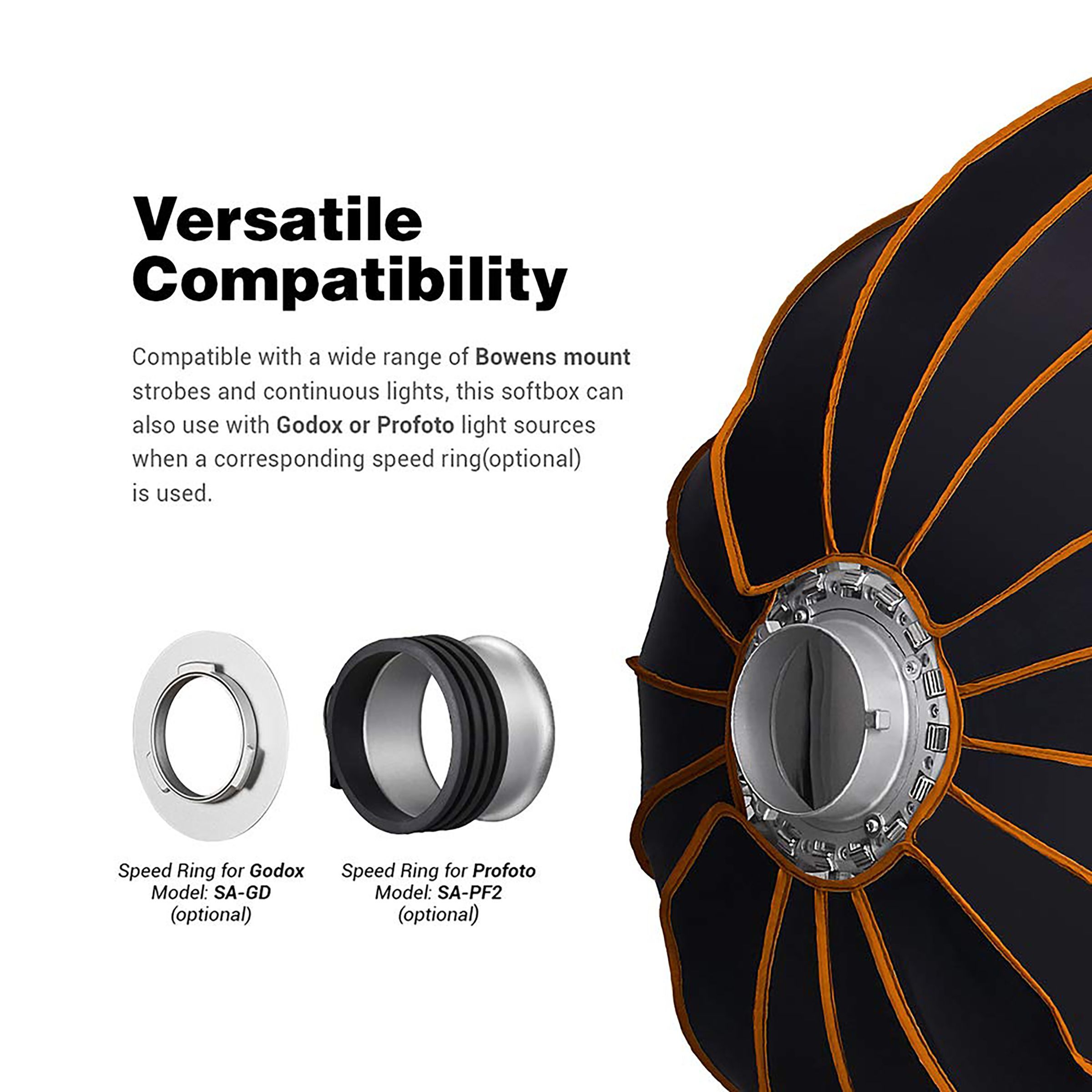 Godox QR-P70 Softbox with Inner and Outer Diffuser & Carry Case for Photography (Parabolic Design)_7