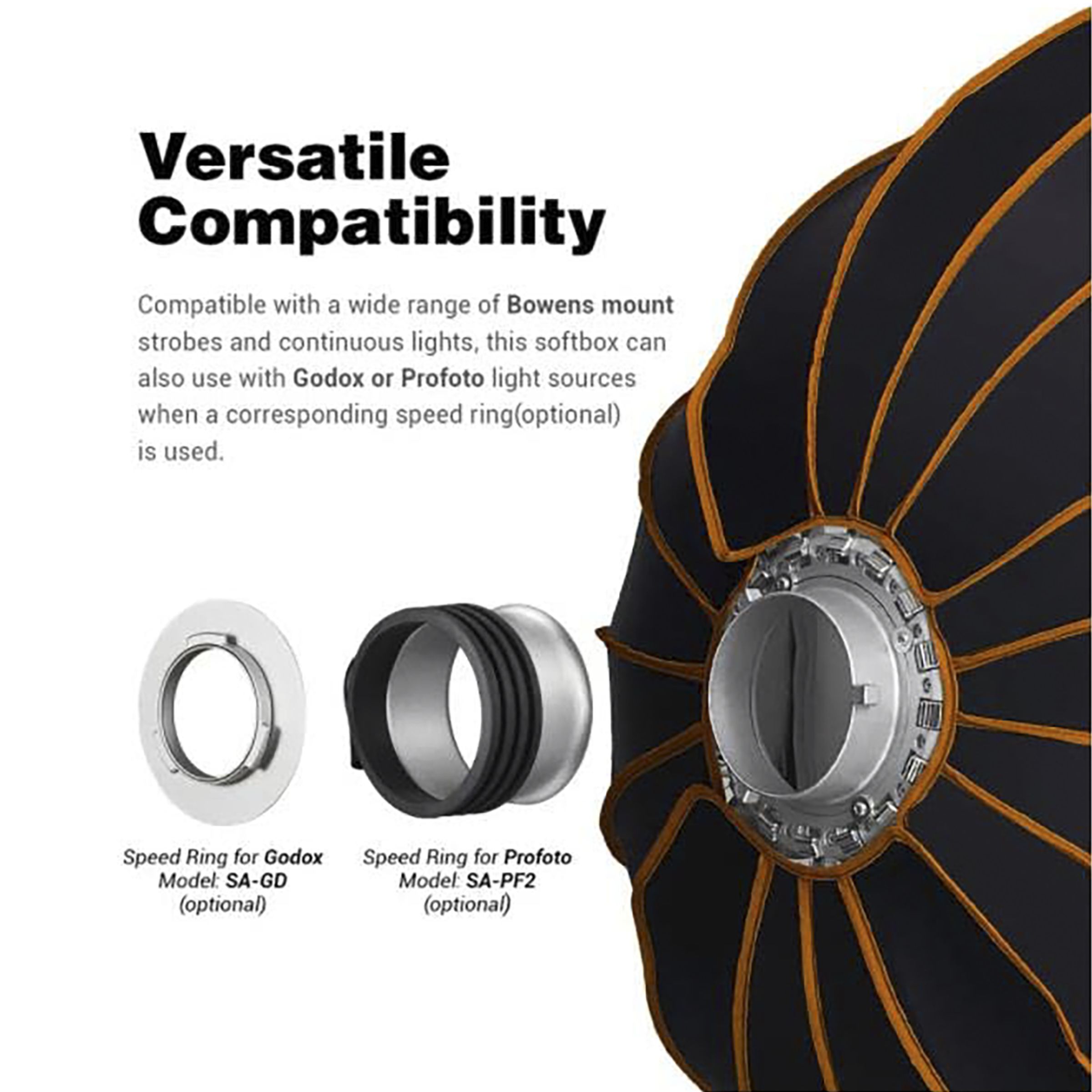 Godox QR-P120 Softbox with Inner and Outer Diffuser & Carry Case for Photography (Parabolic Design) Godox QR-P120 Softbox with Inner and Outer Diffuser & Carry Case for Photography (Parabolic Design)_12