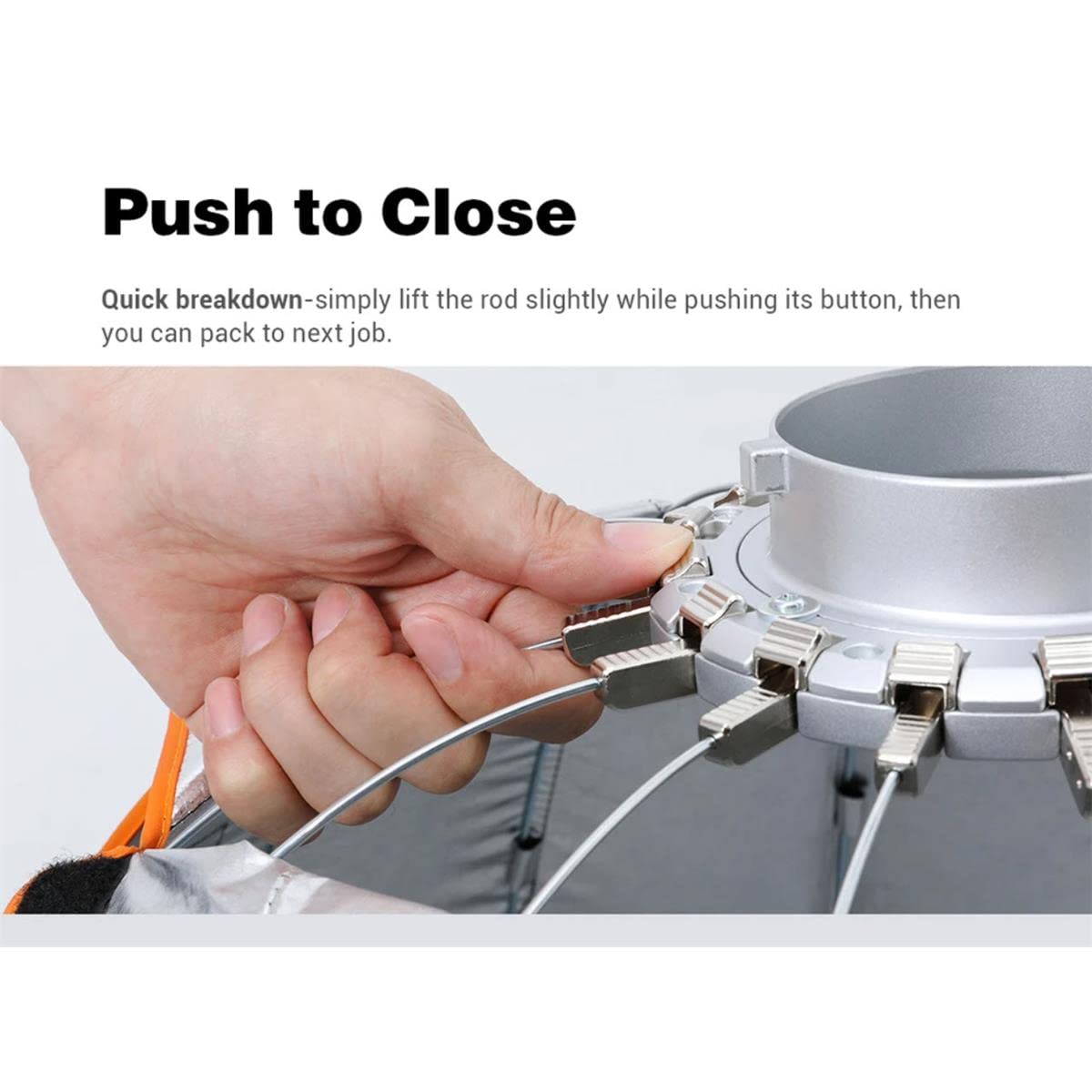 Godox QR-P120 Softbox with Inner and Outer Diffuser & Carry Case for Photography (Parabolic Design) Godox QR-P120 Softbox with Inner and Outer Diffuser & Carry Case for Photography (Parabolic Design)_6