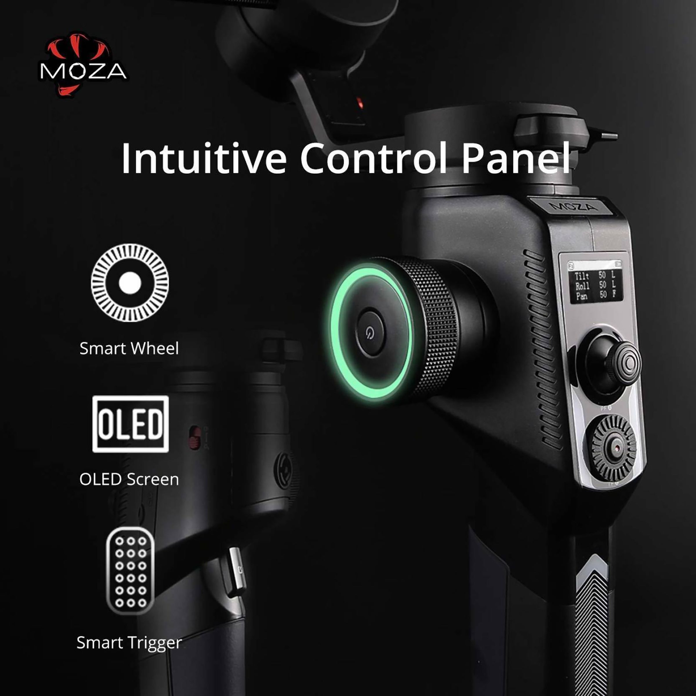 MOZA AirCross 2 3-Axis Gimbal for Camera (OLED Screen, Black)_11