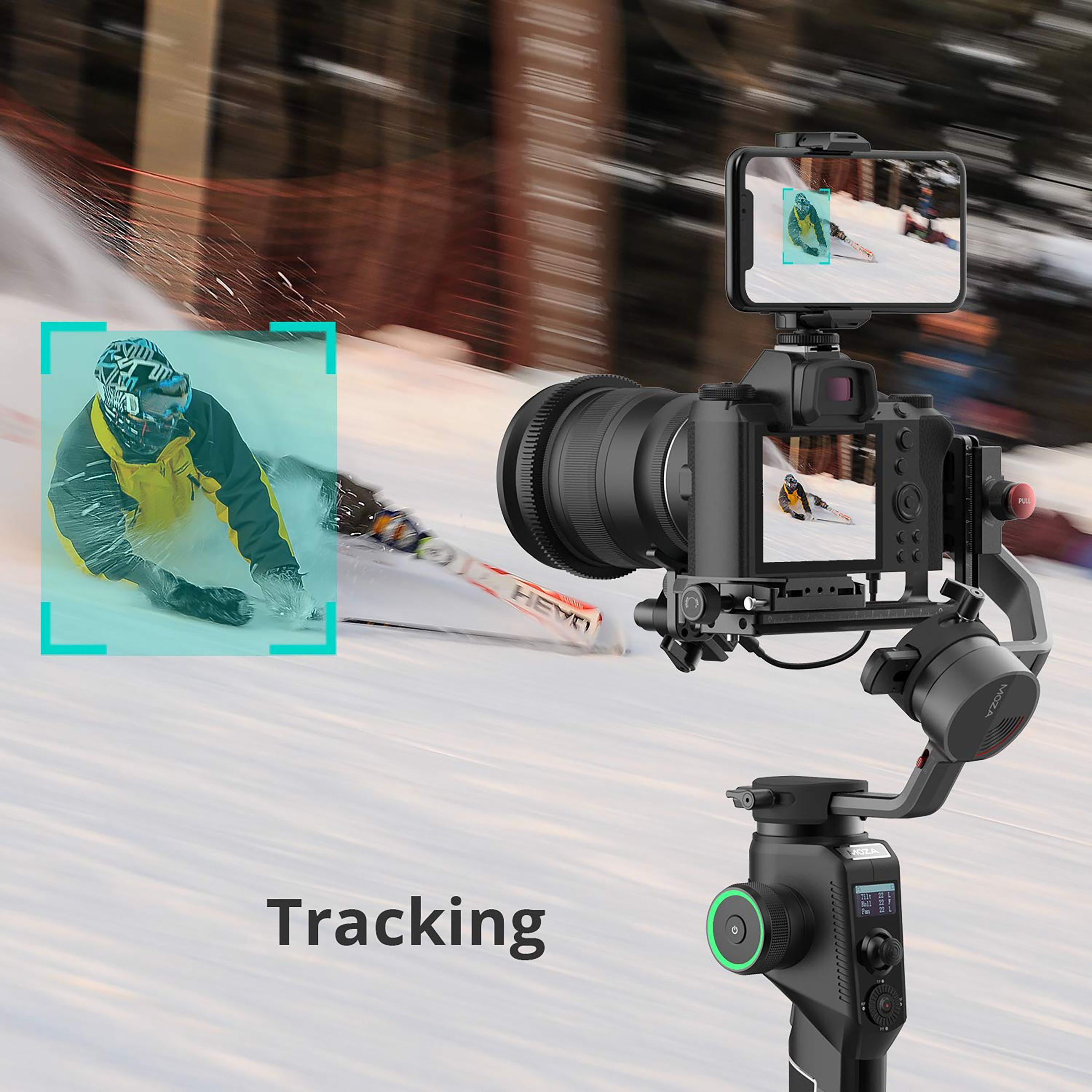 MOZA AirCross 2 Pro Gimbal for Camera (AI Calculation Function, Black)_13