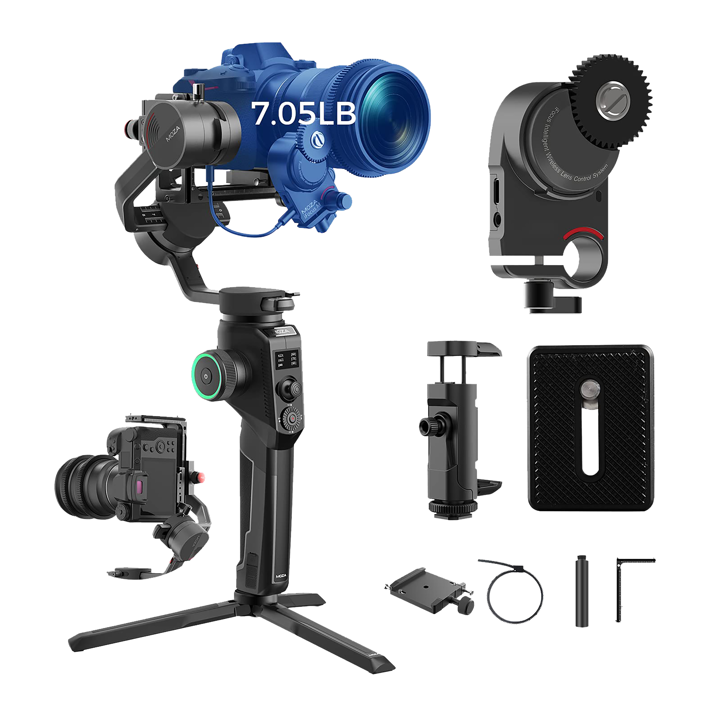 MOZA AirCross 2 Pro Gimbal for Camera (AI Calculation Function, Black)_3